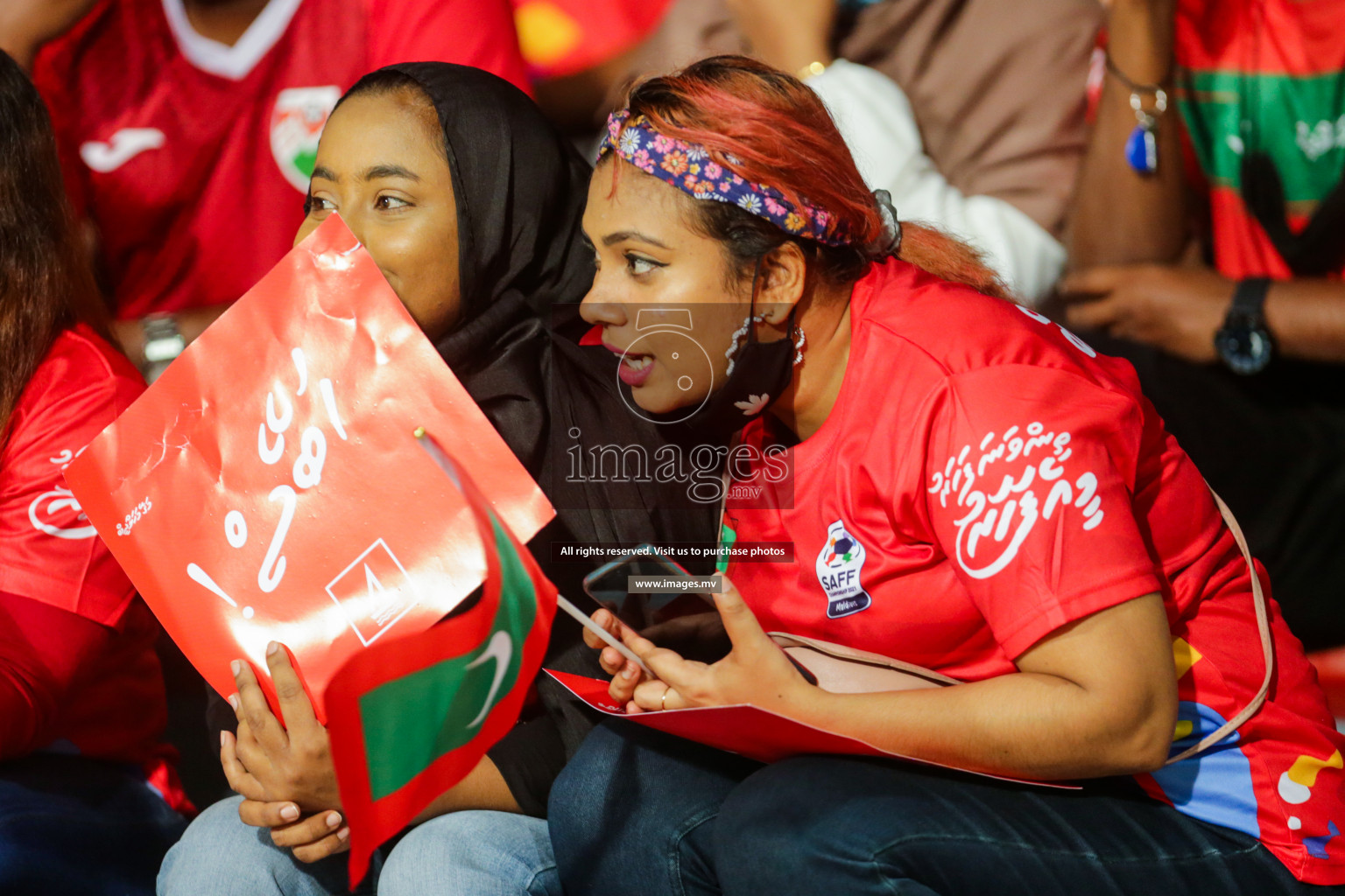 Maldives vs Nepal in SAFF Championship 2021 held on 1st October 2021 in Galolhu National Stadium, Male', Maldives