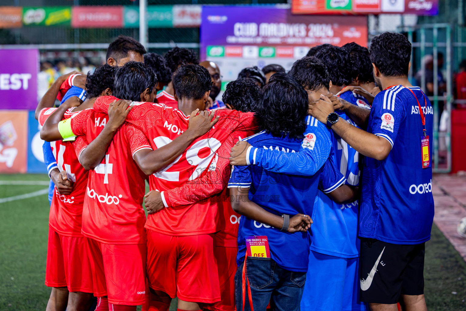 Ooredoo Maldives vs Fahi Rc in Club Maldives Cup 2024 held in Rehendi Futsal Ground, Hulhumale', Maldives on Tuesday, 25th September 2024. Photos: Nausham Waheed/ images.mv