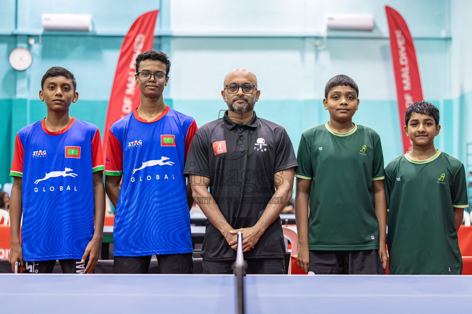 Day 4 of BML 63rd National Table Tennis Tournament 2025 was held on Thursday, 28th August 2025 in Male' TT Hall, Male', Maldives. Photos:  Areef / images.mv