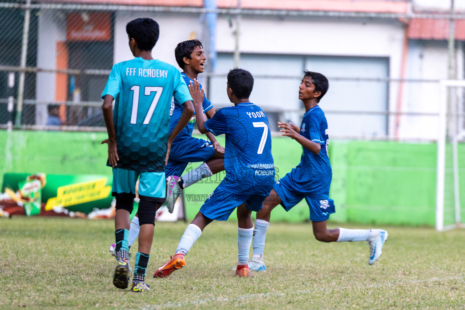 Day 2 of MILO Academy Championship 2024 held in Henveyru Stadium, Male', Maldives on Thursday, 1st November 2024. Photos:Hassan Simah / Images.mv