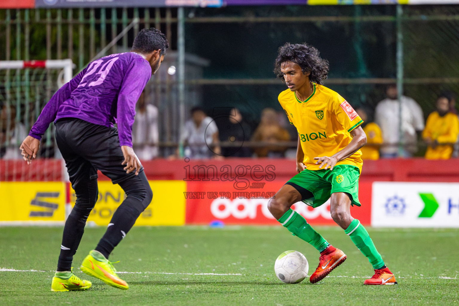 GDh Vaadhoo vs GA Kanduhulhudhoo on Day 33 of Golden Futsal Challenge 2024, held on Sunday, 18th February 2024, in Hulhumale', Maldives Photos: Mohamed Mahfooz Moosa / images.mv