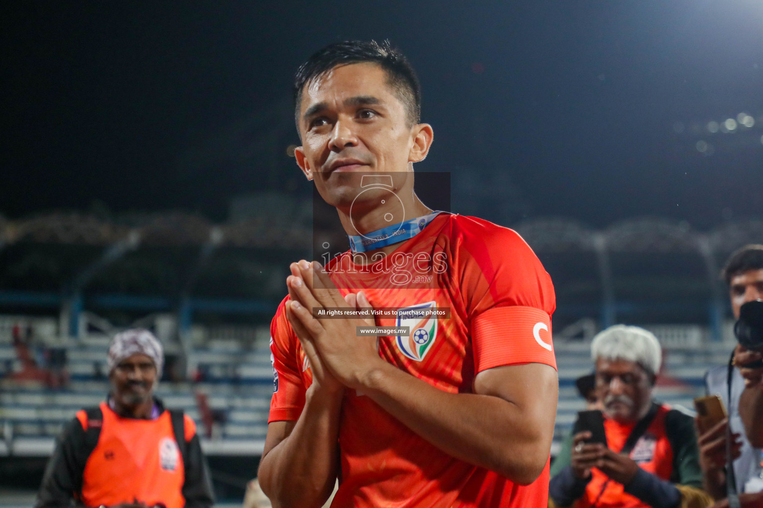 Kuwait vs India in the Final of SAFF Championship 2023 held in Sree Kanteerava Stadium, Bengaluru, India, on Tuesday, 4th July 2023. Photos: Nausham Waheed / images.mv