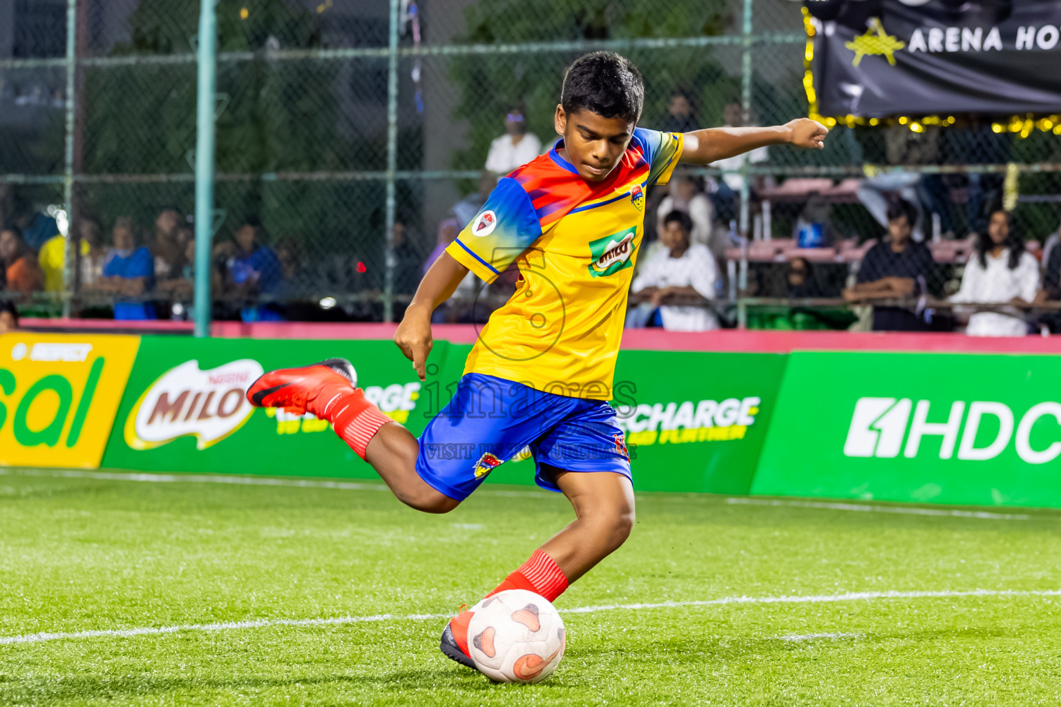 Arena vs Hawks in the Final of Milo Sector League 2025 was held in Rehendhi Futsal Ground, Hulhumale', Maldives on Tuesday, 18th November 2025. Photos: Nausham Waheed  / images.mv