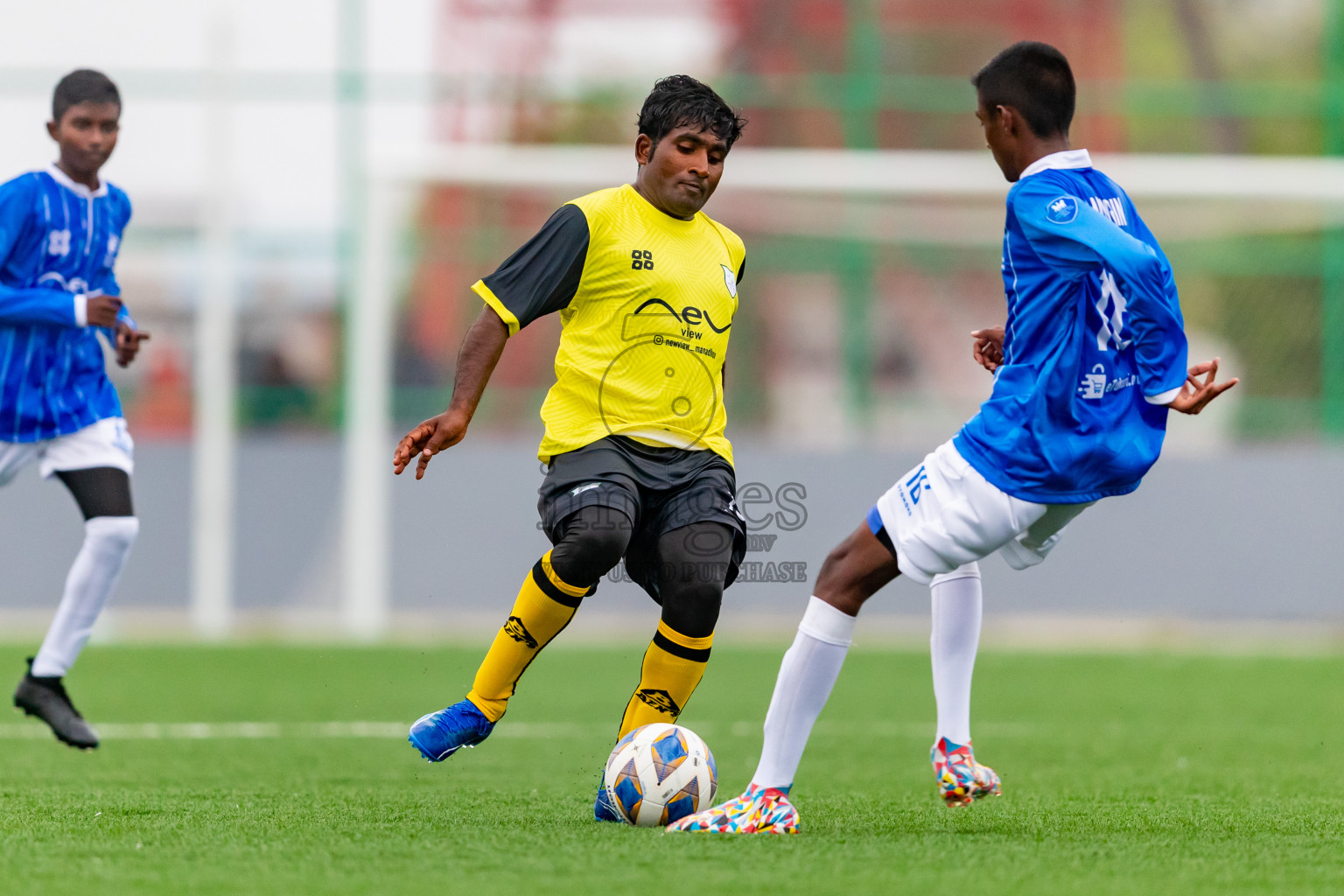 Chester Academy vs Kanmathi Juniorsfrom Manadhoo Council Cup 2024 in N Manadhoo Maldives on Friday, 16th February 2023. Photos: Nausham Waheed / images.mv