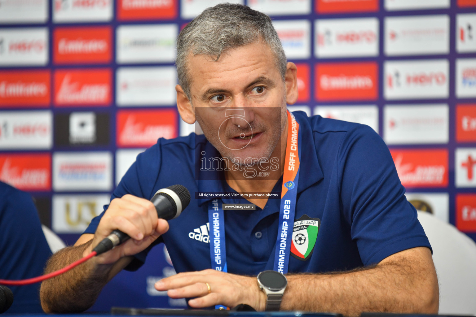 Kuwait vs Bangladesh in the Semi-final of SAFF Championship 2023 held in Sree Kanteerava Stadium, Bengaluru, India, on Saturday, 1st July 2023. Photos: Nausham Waheed, Hassan Simah / images.mv