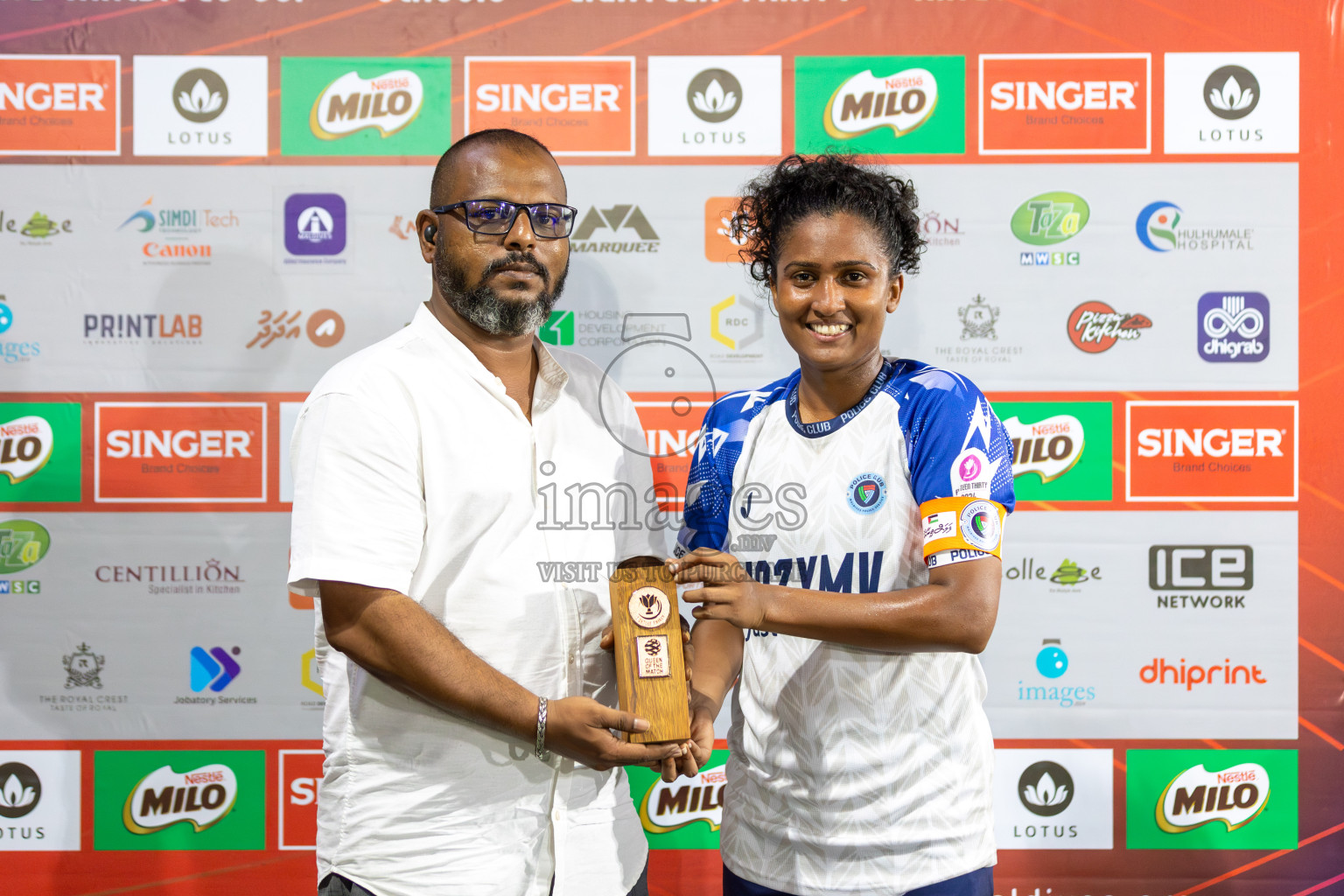 POLICE CLUB vs TEAM DHARUMAVANTHA in Eighteen Thirty 2024 held in Rehendi Futsal Ground, Hulhumale', Maldives on Monday, 9th September 2024. Photos: Mohamed Mahfooz Moosa / images.mv