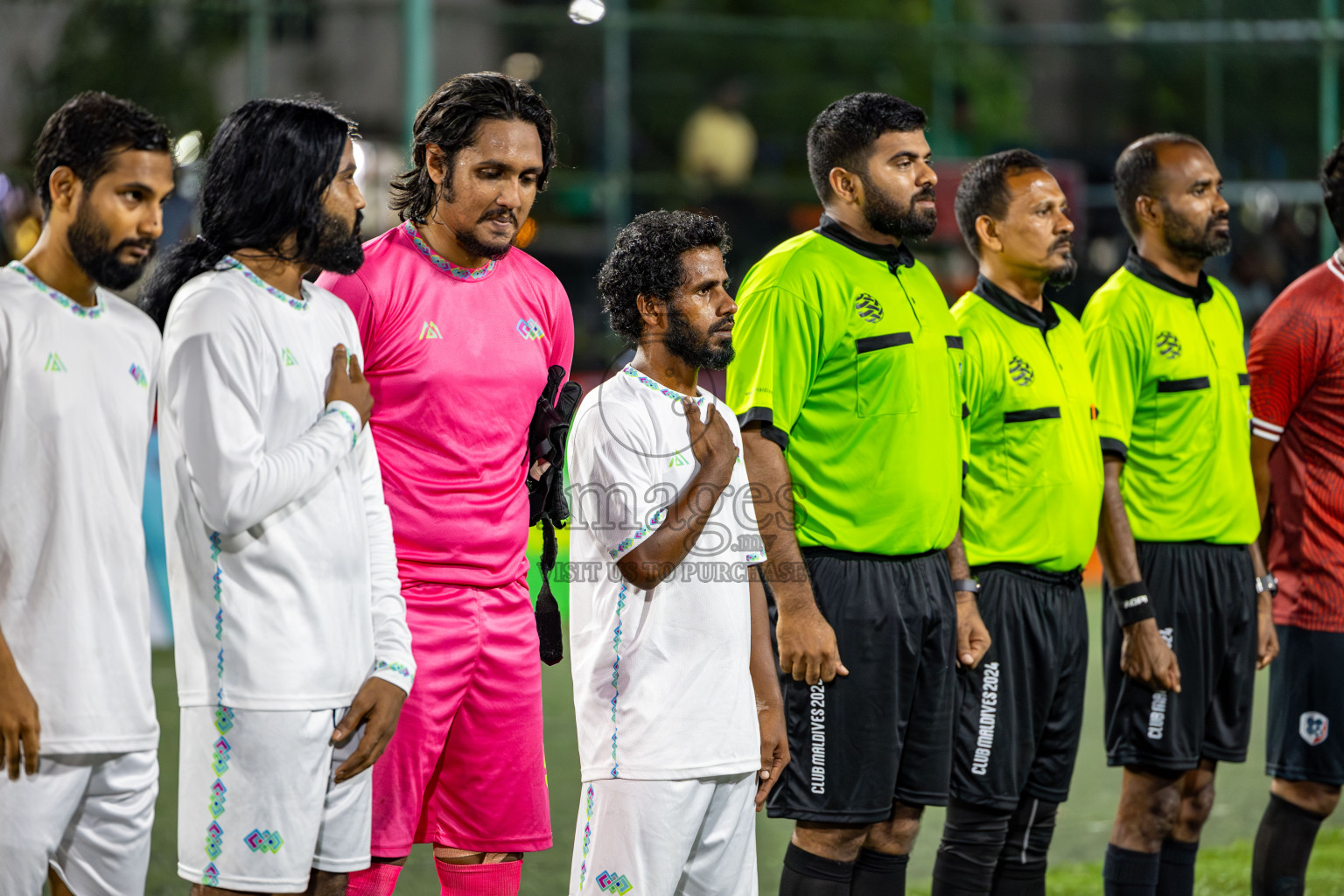 CLUB 220 vs TEAM MCC in Club Maldives Classic 2024 held in Rehendi Futsal Ground, Hulhumale', Maldives on Sunday, 15th September 2024. Photos: Mohamed Mahfooz Moosa / images.mv