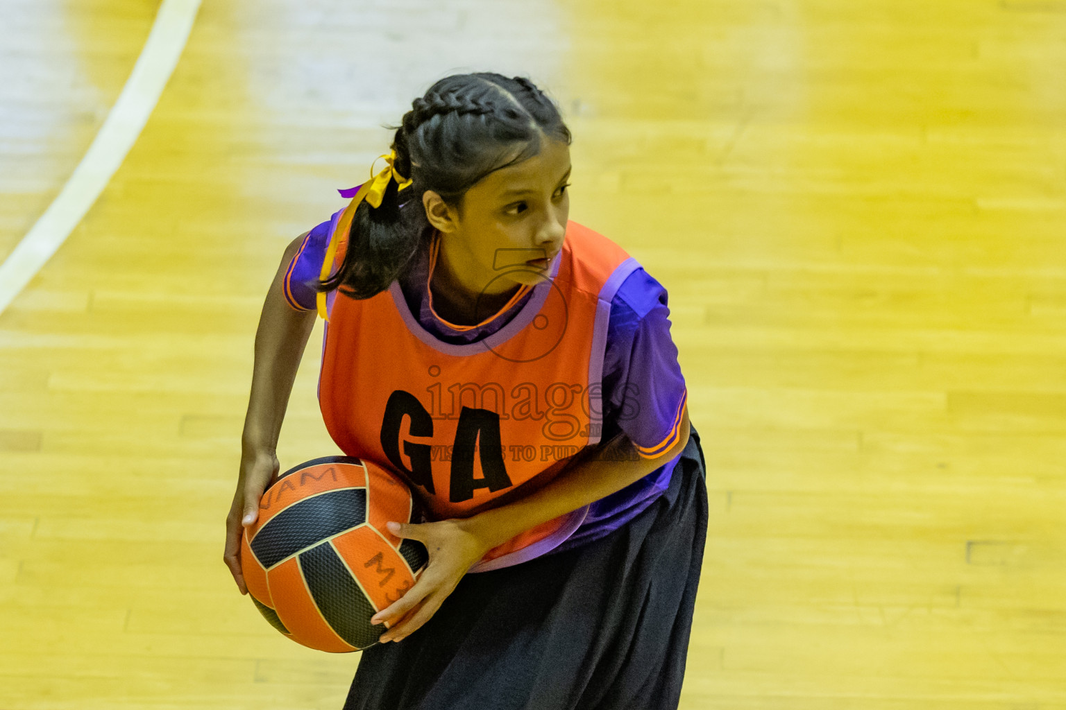 Day 12 of 25th Inter-School Netball Tournament was held in Social Center at Male', Maldives on Thursday, 22nd August 2024.