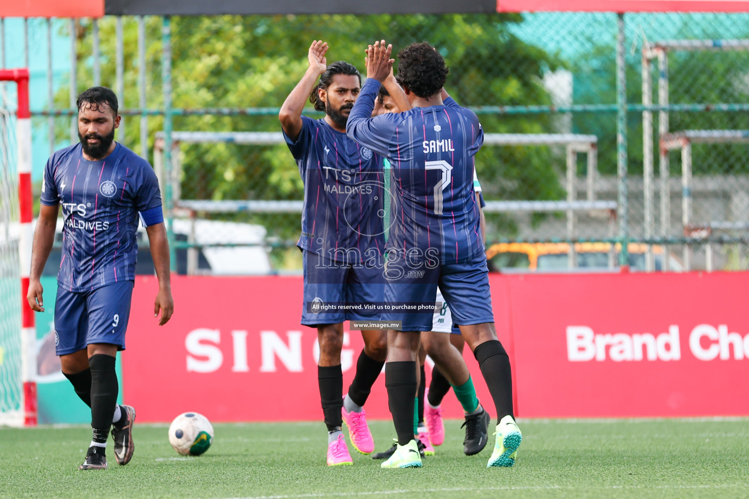 Team Allied vs Club TTS in Club Maldives Cup 2023 held in Hulhumale, Maldives, on Friday, 28th July 2023 Photos: Nausham Waheed/ images.mv