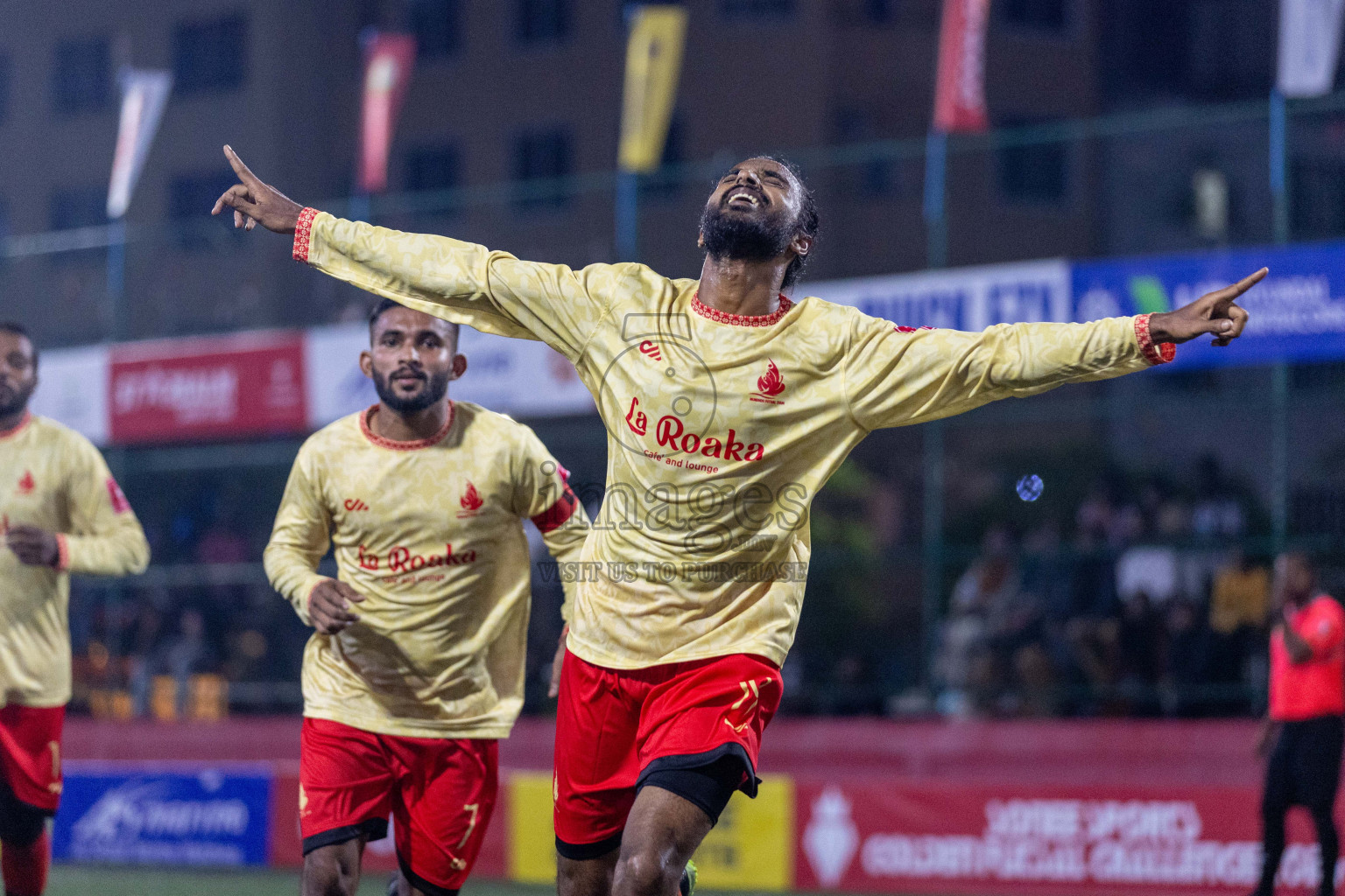 L Mundoo vs L Maamendhoo in Day 16 of Golden Futsal Challenge 2024 was held on Tuesday, 30th January 2024, in Hulhumale', Maldives Photos: Nausham Waheed / images.mv