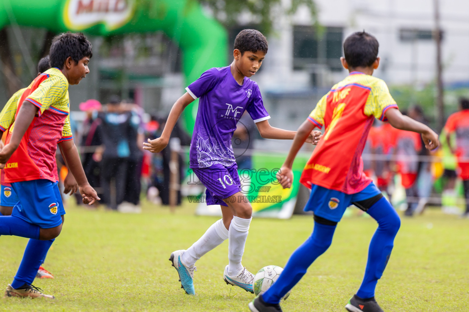 Day 2 of MILO Academy Championship 2024 - U12 was held at Henveiru Grounds in Male', Maldives on Friday, 5th July 2024. Photos: Mohamed Mahfooz Moosa / images.mv