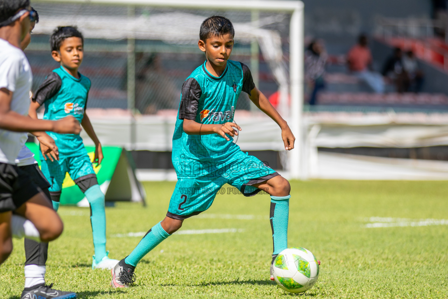 Day 1 of Under 10 MILO Academy Championship 2024 was held at National Stadium in Male', Maldives on Friday, 26th April 2024. Photos: Mohamed Mahfooz Moosa / images.mv