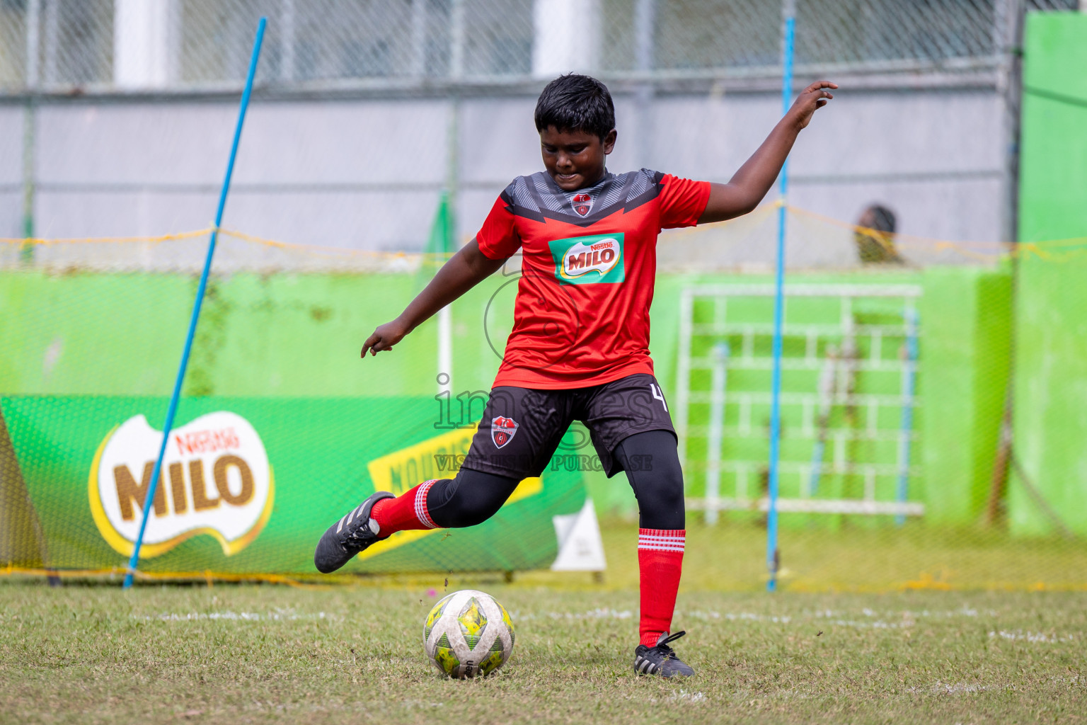 Day 2 of MILO Academy Championship 2024 - U12 was held at Henveiru Grounds in Male', Maldives on Friday, 5th July 2024. Photos: Mohamed Mahfooz Moosa / images.mv
