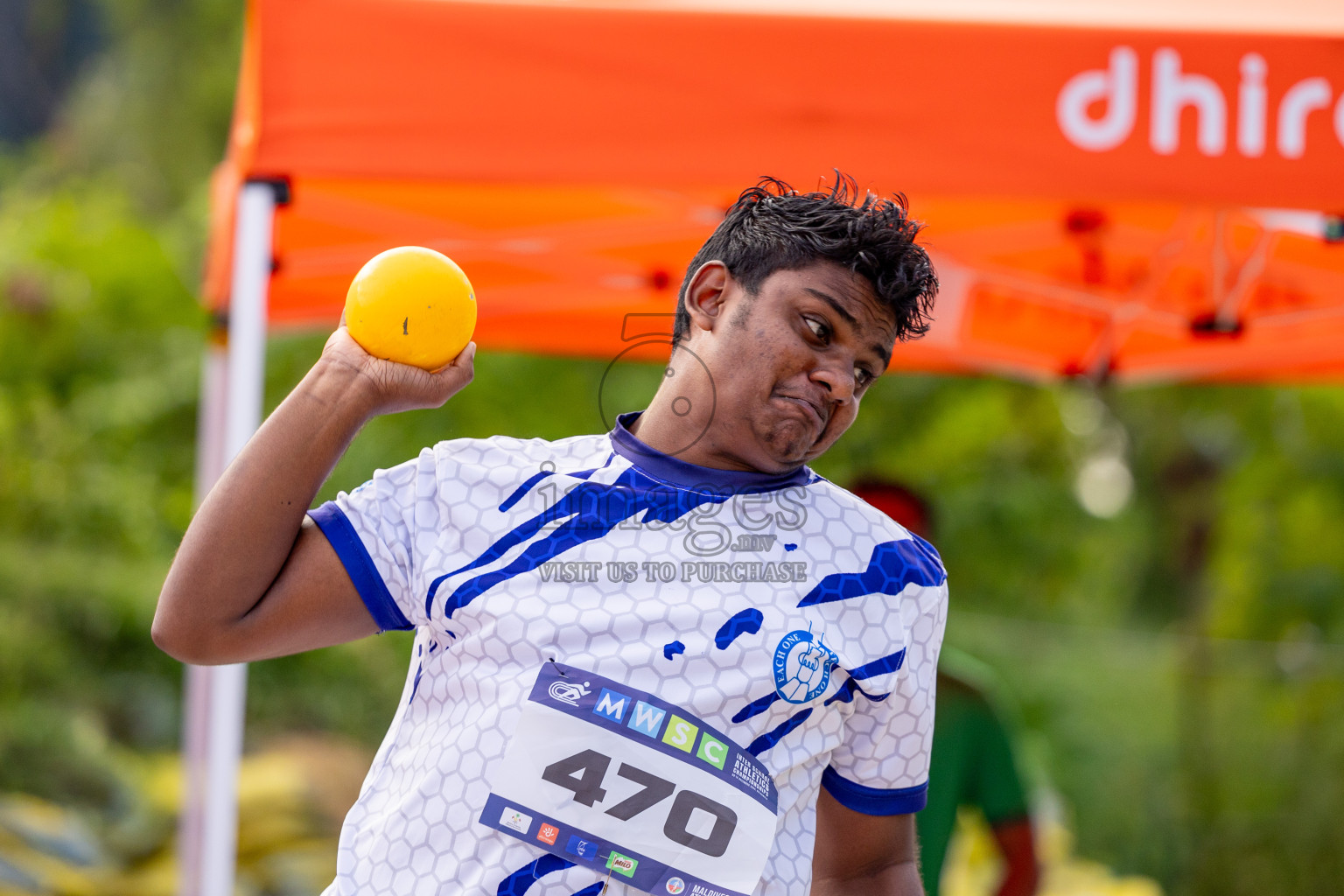 Day 2 of MWSC Interschool Athletics Championships 2024 held in Hulhumale Running Track, Hulhumale, Maldives on Sunday, 10th November 2024. 
Photos by: Hassan Simah / Images.mv