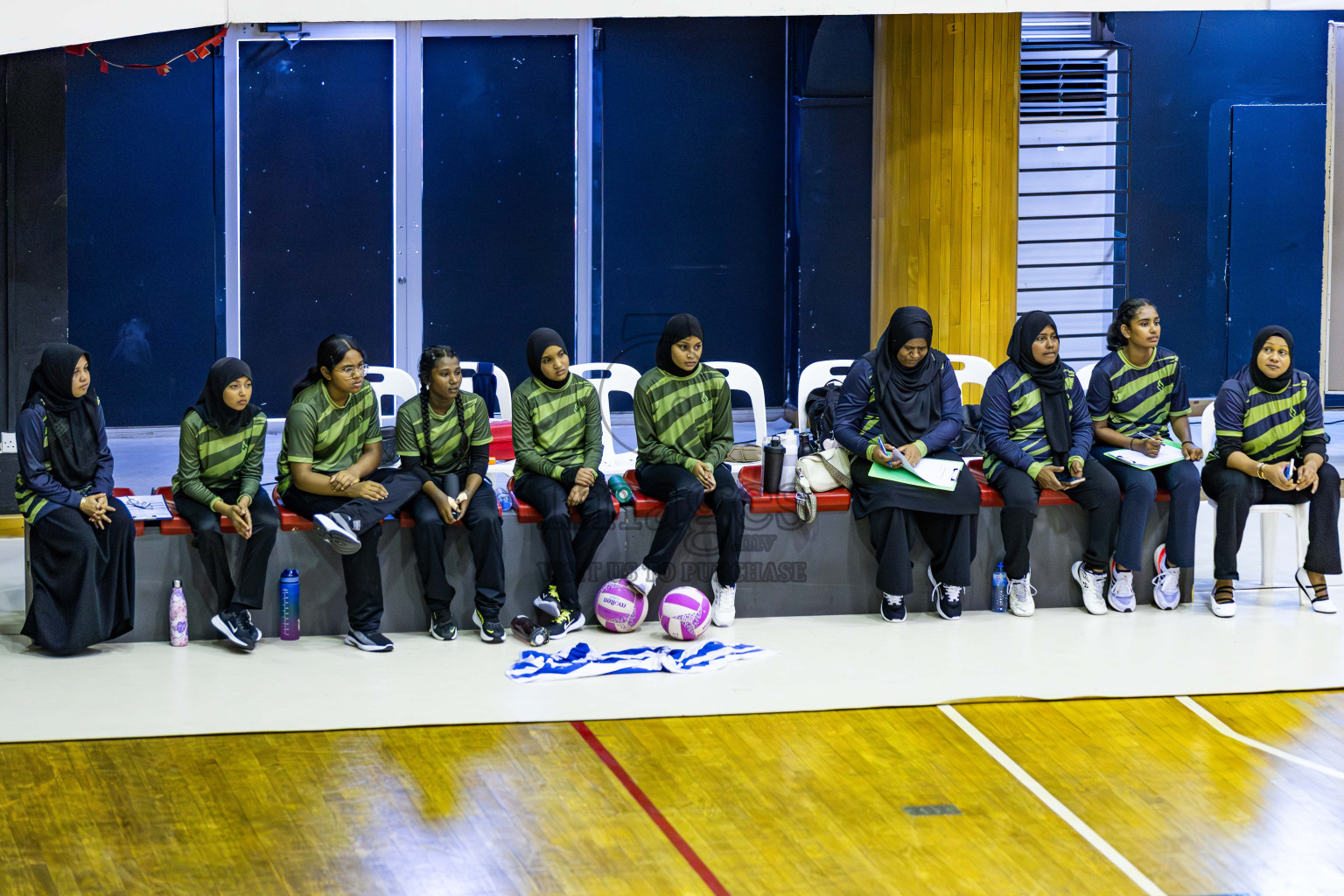 Day 1 of Inter-School Netball Tournament 2025 was held in Social Center Indoor Hall on Saturday, 18th October 2025. Photos: Areef Adam / images.mv