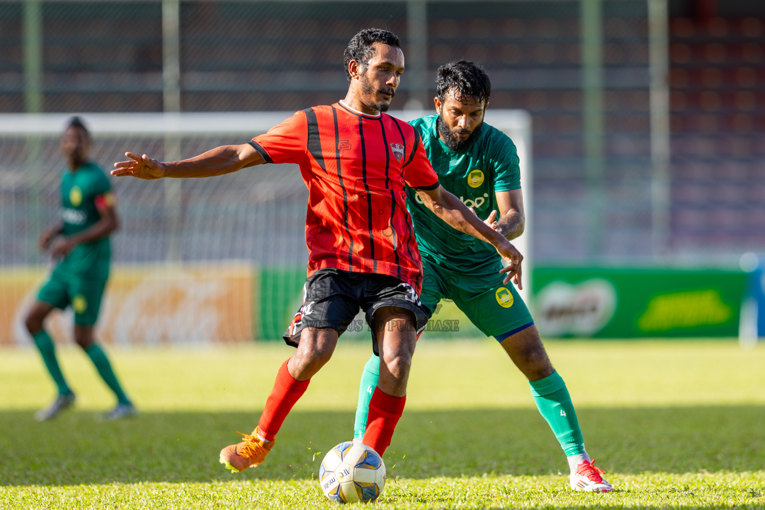Maziya SRC vs TC in the Semi Final of FAM League Cup 2025 held at National Football Stadium, Male', Maldives on Sunday, 25th May 2025.
Photos By: Ismail Thoriq / images.mv