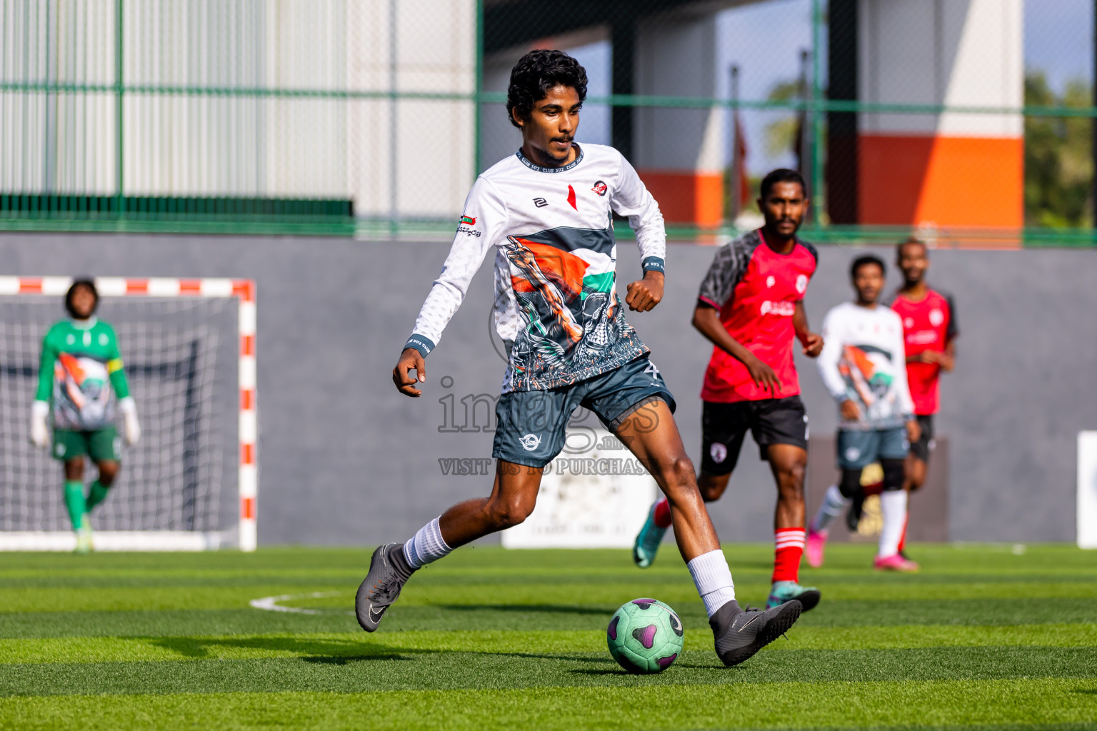 Young Stars vs SDZ Juniors in Day 8 of BG Futsal Challenge 2024 was held on Tuesday, 19th March 2024, in Male', Maldives Photos: Nausham Waheed / images.mv