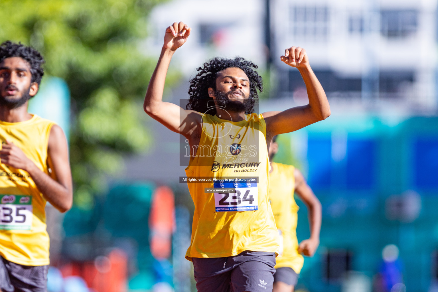 Day 2 of National Athletics Championship 2023 was held in Ekuveni Track at Male', Maldives on Saturday, 25th November 2023. Photos: Nausham Waheed / images.mv