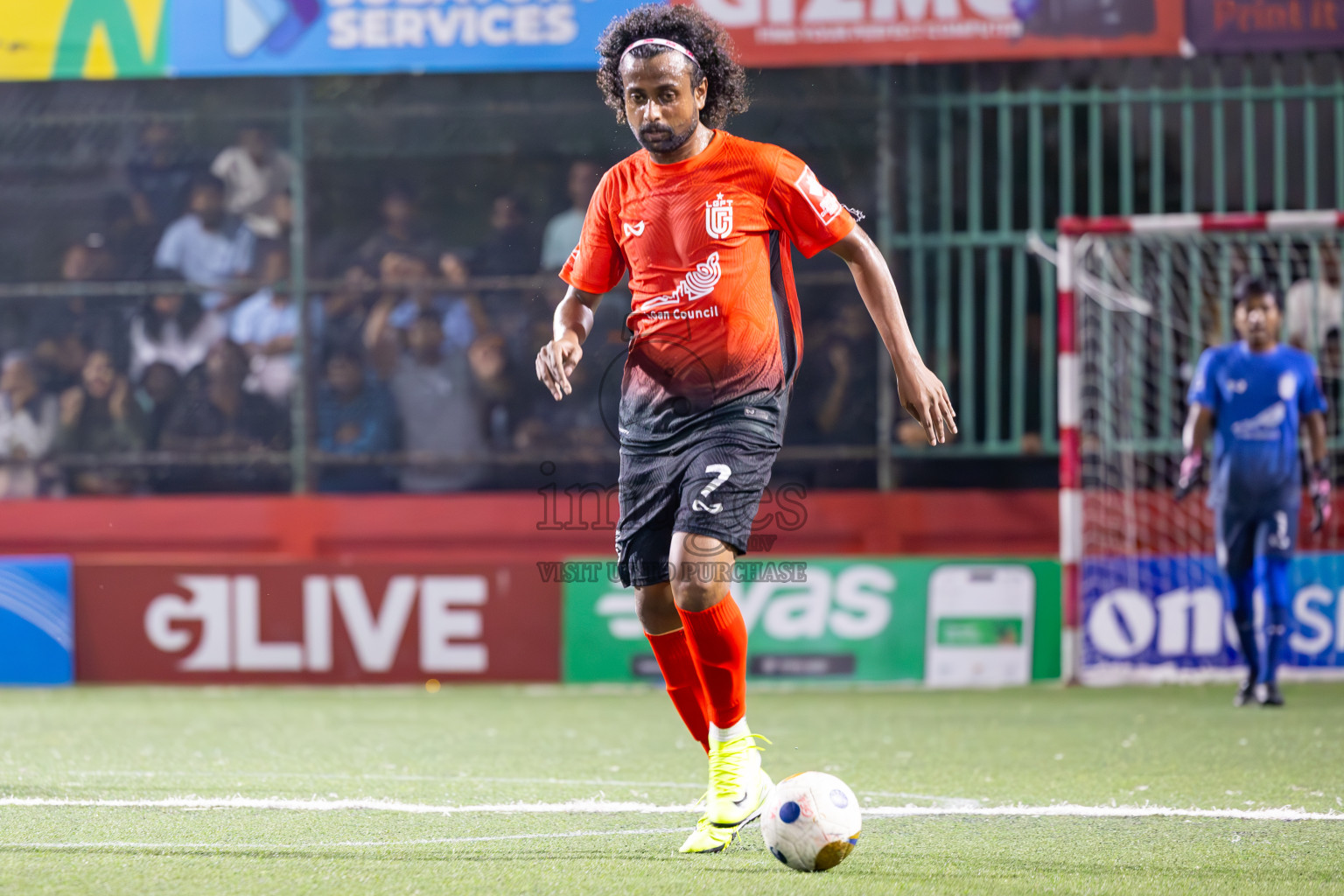 L Gan vs L Maabaidhoo in Day 14 of Golden Futsal Challenge 2025 was held on Saturday, 18th January 2025, in Hulhumale', Maldives. Photos: Ismail Thoriq / images.mv