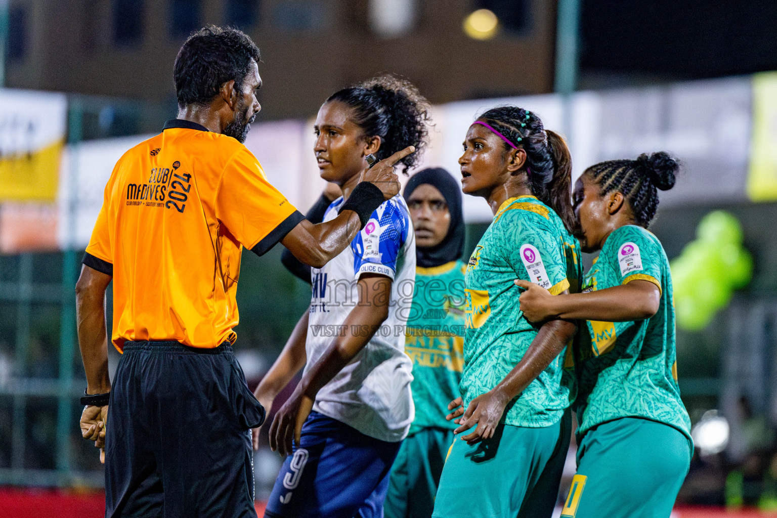 WAMCO vs POLICE CLUB in Eighteen Thirty 2024 2024 held in Rehendi Futsal Ground, Hulhumale', Maldives on Monday, 16th September 2024. Photos: Shu / images.mv