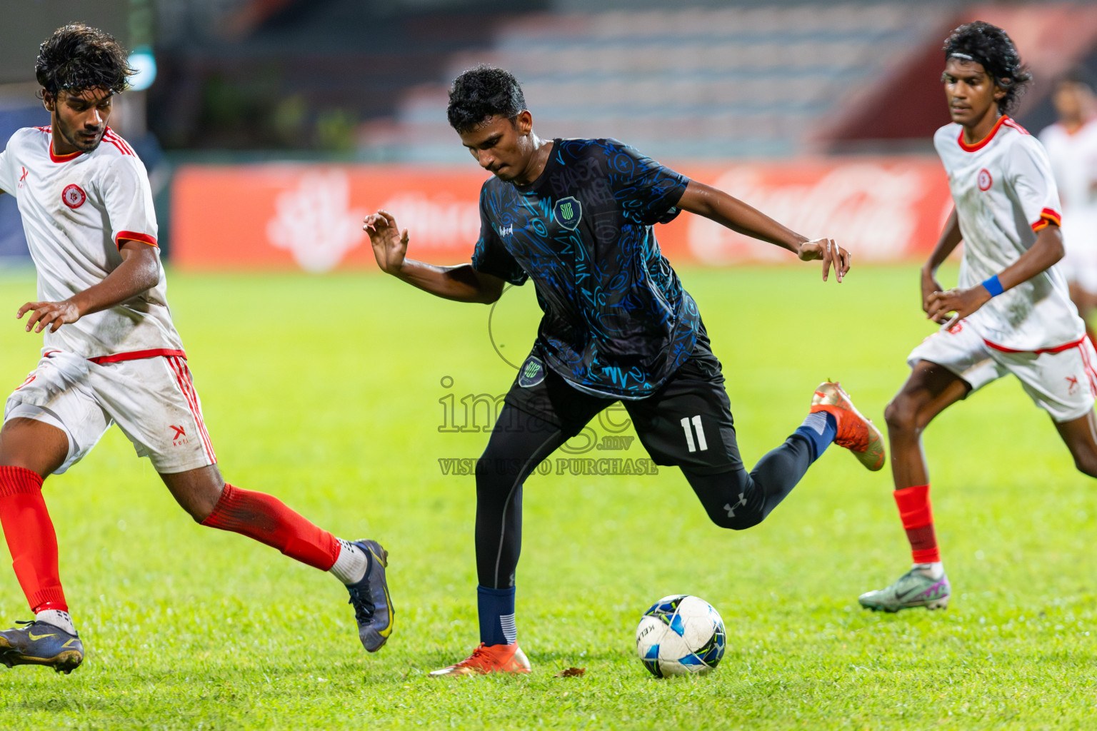 Buru Sports Club vs Super United Sports in Under 19 Youth Championship 2024  was held at National Stadium in Male', Maldives on Sunday, 9th June 2024. Photos: Mohamed Mahfooz Moosa / images.mv