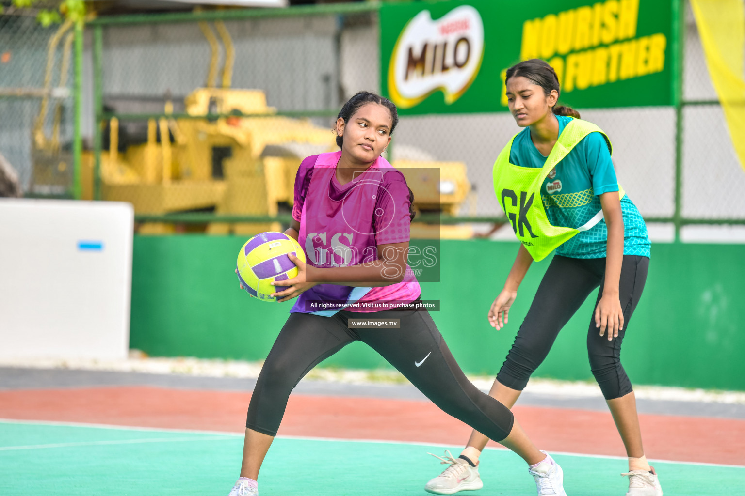 Day 13 of Junior Netball Championship 2022 held in Male', Maldives. Photos by Nausham Waheed