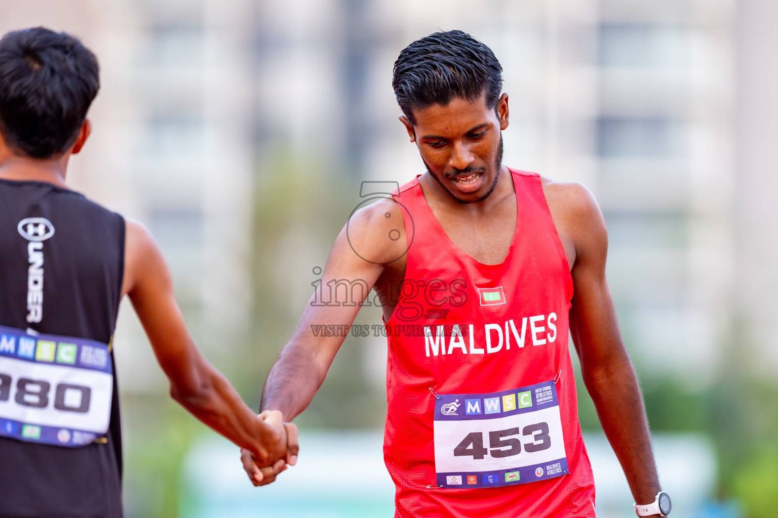 Day 5 of MWSC Interschool Athletics Championships 2024 held in Hulhumale Running Track, Hulhumale, Maldives on Wednesday, 13th November 2024. Photos by: Nausham Waheed / Images.mv