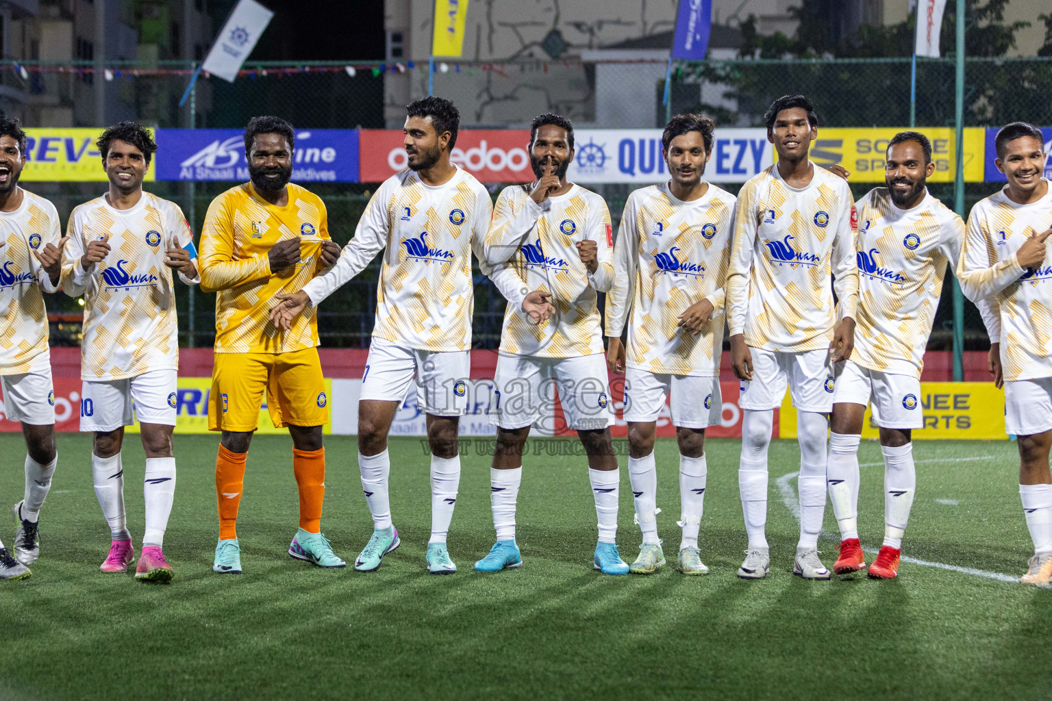 HA Vashafaru VS HA Baarah in Day 13 of Golden Futsal Challenge 2024 was held on Saturday, 27th January 2024, in Hulhumale', Maldives Photos: Nausham Waheed / images.mv