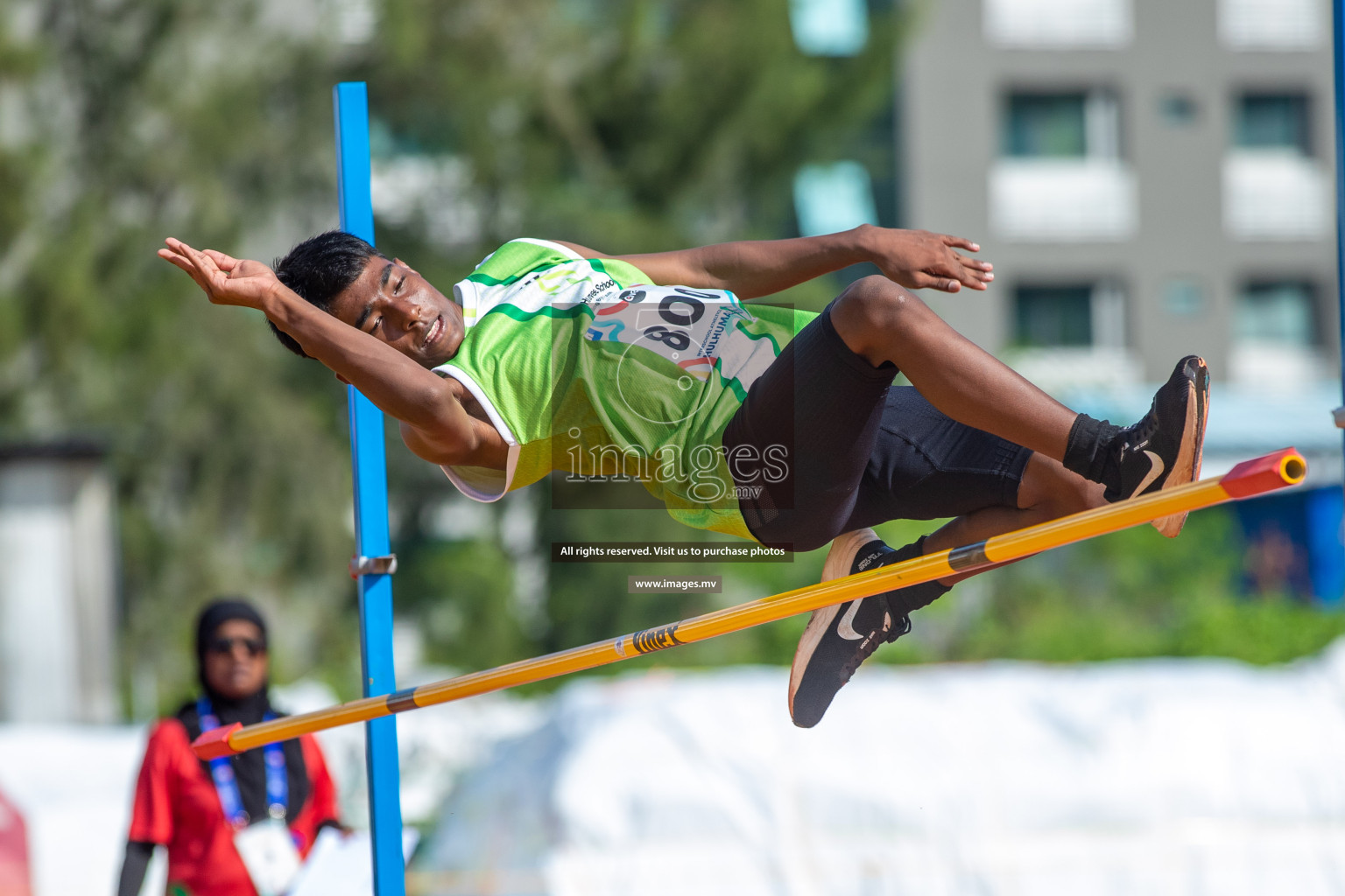 Day two of Inter School Athletics Championship 2023 was held at Hulhumale' Running Track at Hulhumale', Maldives on Sunday, 15th May 2023. Photos: Nausham Waheed / images.mv