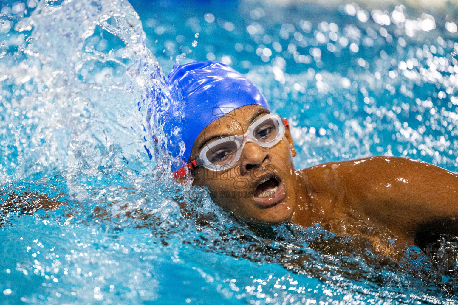 Day 1 of 20th Inter-school Swimming Competition 2024 held in Hulhumale', Maldives on Saturday, 12th October 2024. Photos: Ismail Thoriq / images.mv