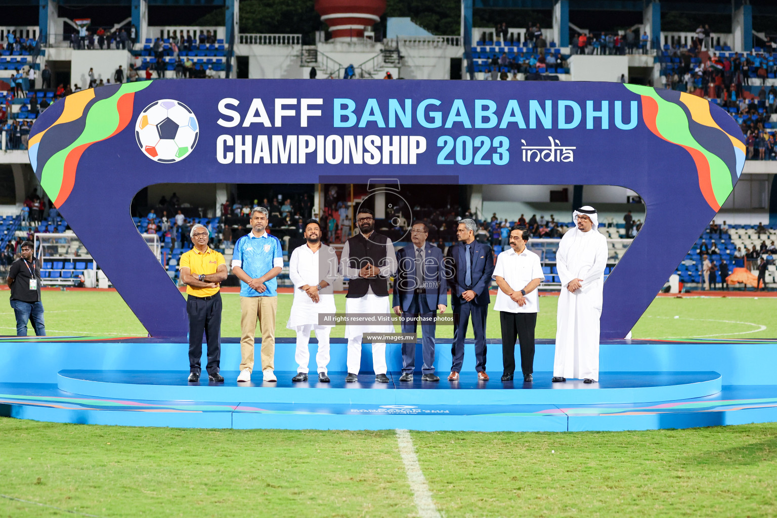 Kuwait vs India in the Final of SAFF Championship 2023 held in Sree Kanteerava Stadium, Bengaluru, India, on Tuesday, 4th July 2023. Photos: Nausham Waheed / images.mv