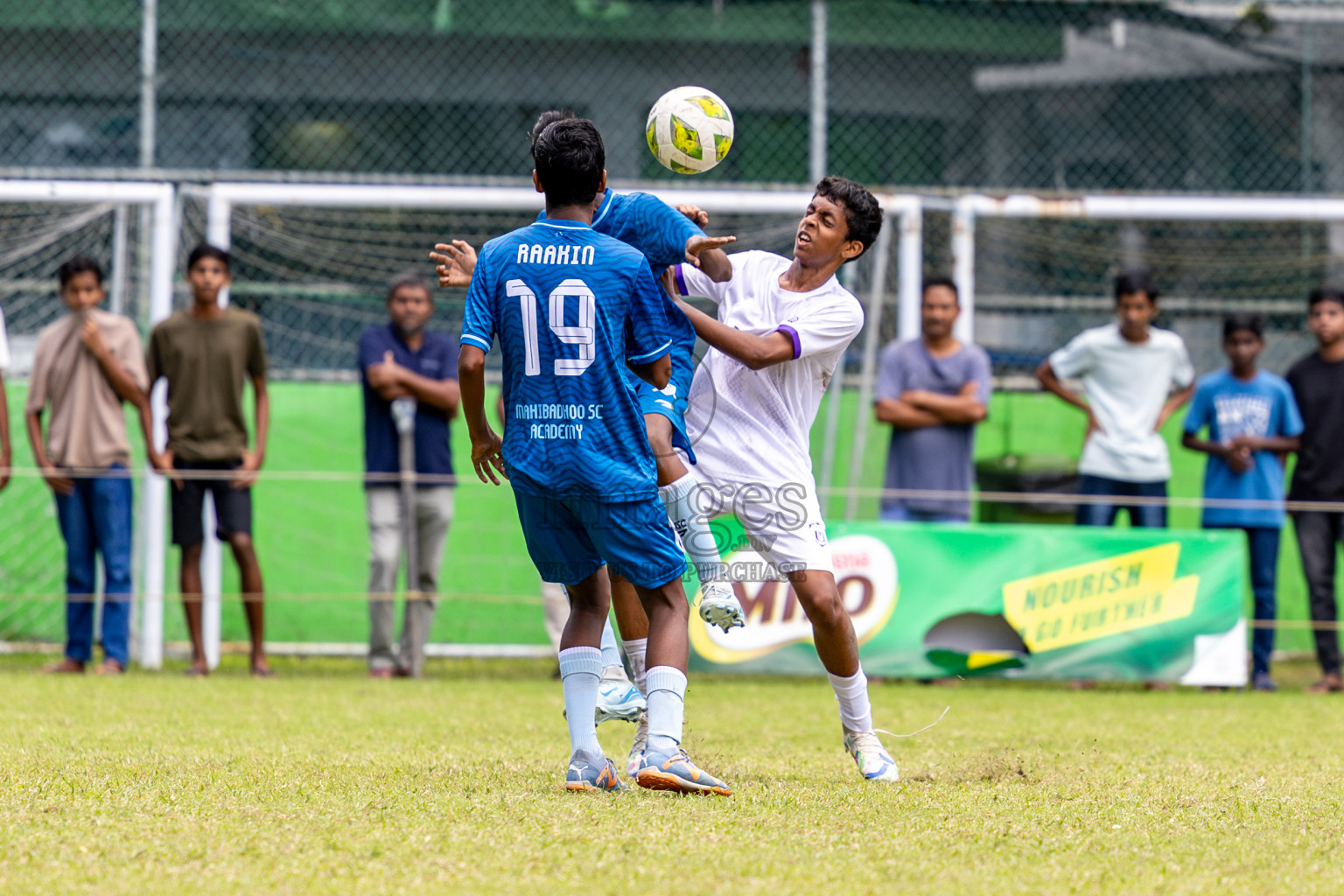 Day 3 of MILO Academy Championship 2024 (U-14) was held in Henveyru Stadium, Male', Maldives on Saturday, 2nd November 2024.
Photos: Hassan Simah / Images.mv