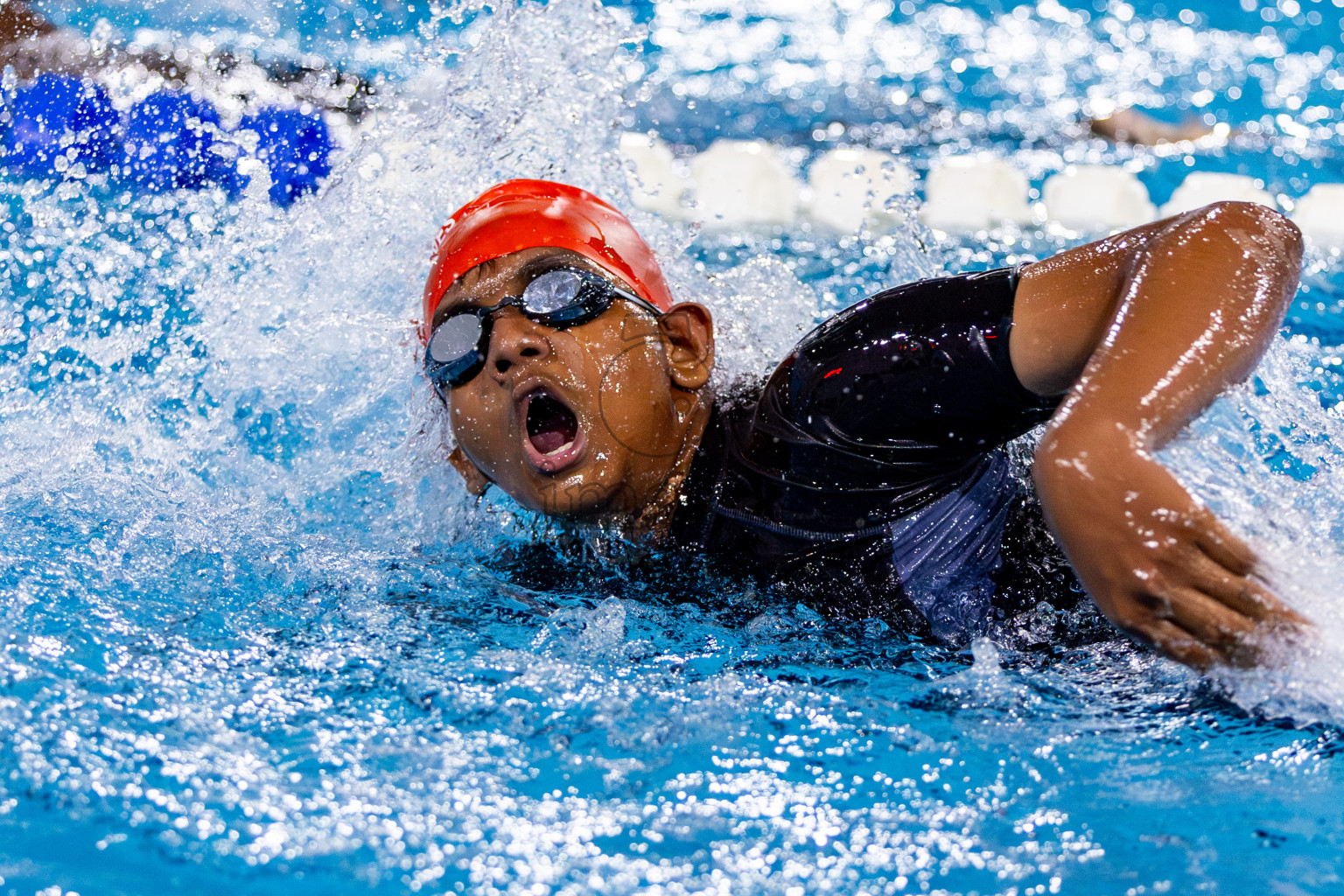 Day 2 of 20th Inter-school Swimming Competition 2024 held in Hulhumale', Maldives on Sunday, 13th October 2024. Photos: Nausham Waheed / images.mv