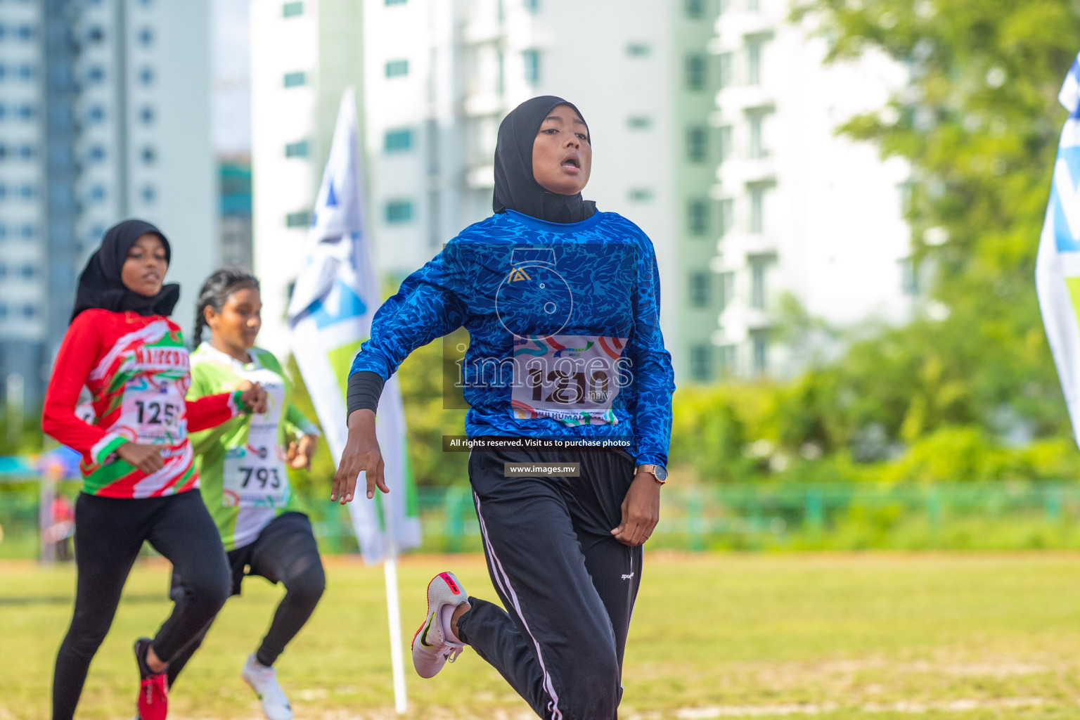 Day two of Inter School Athletics Championship 2023 was held at Hulhumale' Running Track at Hulhumale', Maldives on Sunday, 15th May 2023. Photos: Nausham Waheed / images.mv