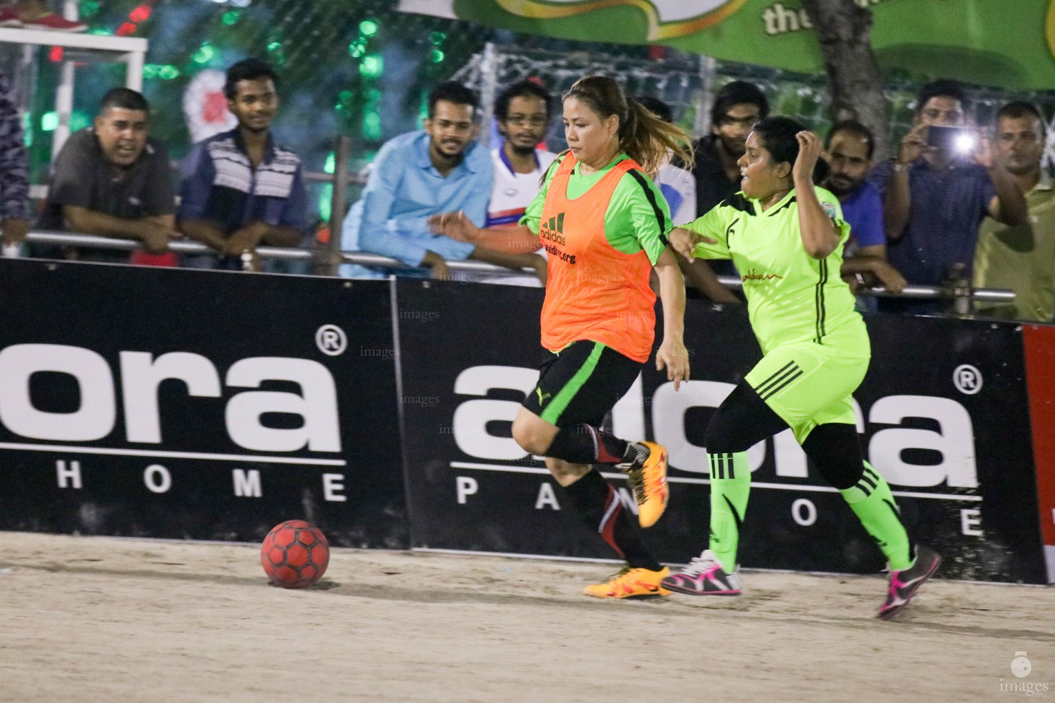 Day 9 of Club Maldives Cup Futsal Tournament in Male', Maldives, Saturday, April. 02, 2016.(Images.mv Photo/ Hussain Sinan).