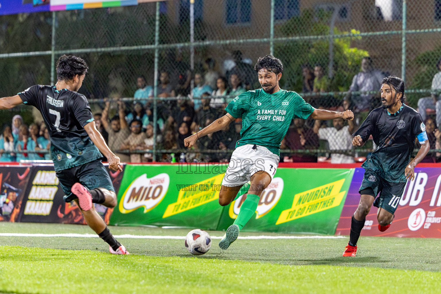 SDFC VS TEAM BADHAHI in Club Maldives Classic 2024 held in Rehendi Futsal Ground, Hulhumale', Maldives on Monday, 9th September 2024. Photos: Nausham Waheed / images.mv