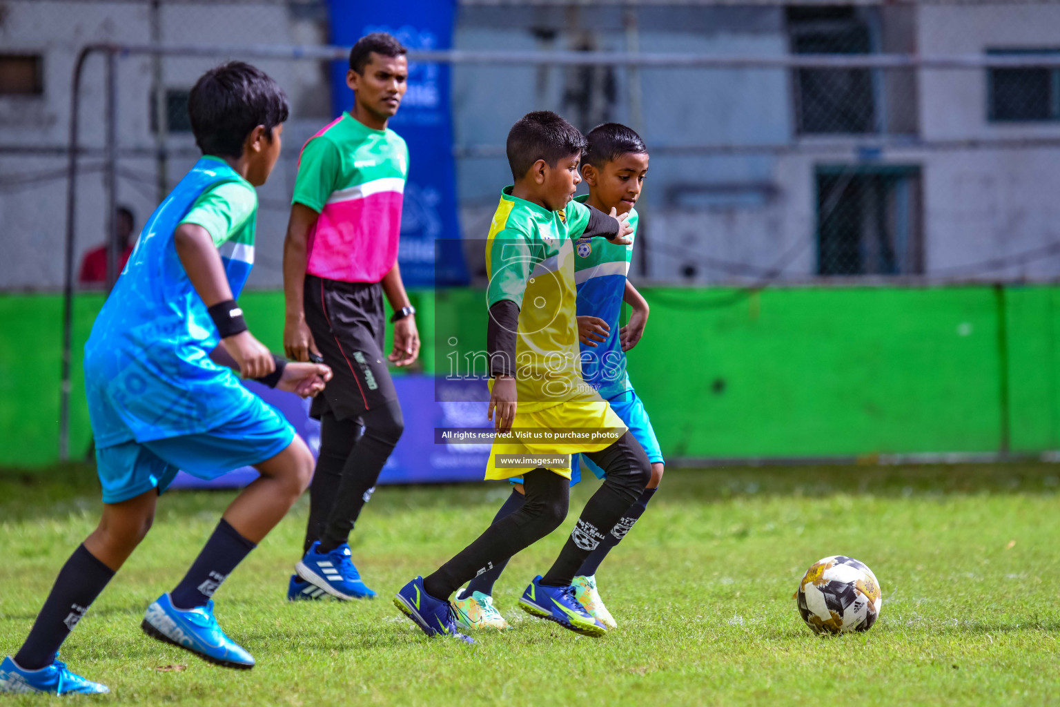 Day 1 of Milo Kids Football Fiesta 2022 was held in Male', Maldives on 19th October 2022. Photos: Nausham Waheed/ images.mv