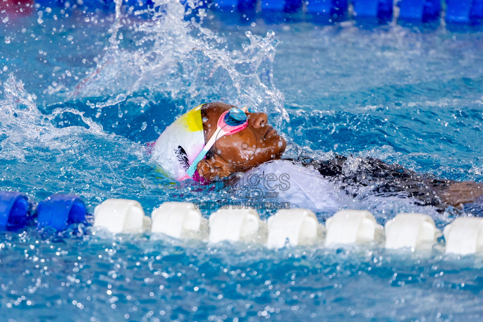 Day 2 of 20th Inter-school Swimming Competition 2024 held in Hulhumale', Maldives on Sunday, 13th October 2024. Photos: Nausham Waheed / images.mv