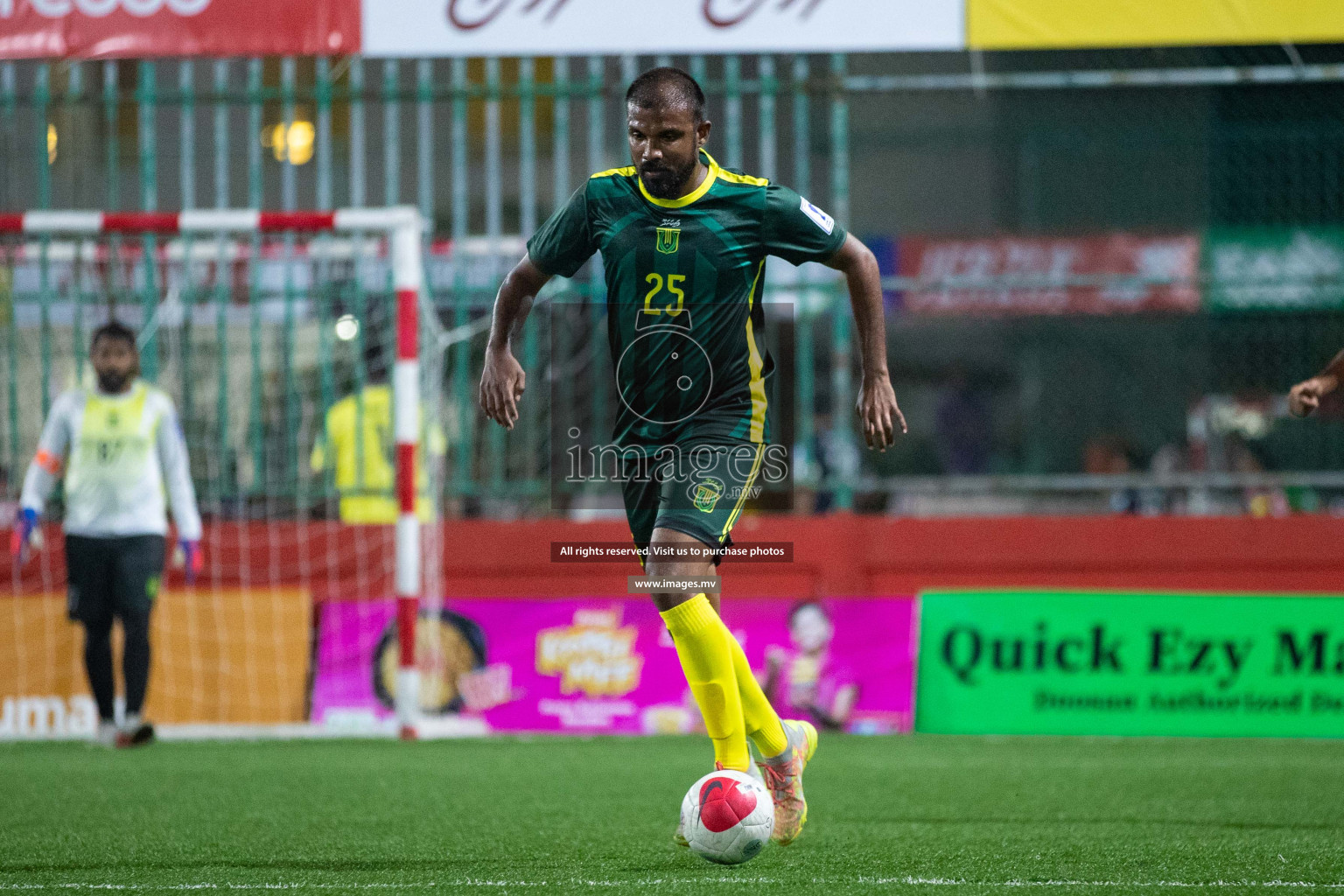 HDh. Vaikaradhoo vs Hdh. Nellaidhoo in Day 3 of Golden Futsal Challenge 2023 on 07 February 2023 in Hulhumale, Male, Maldives