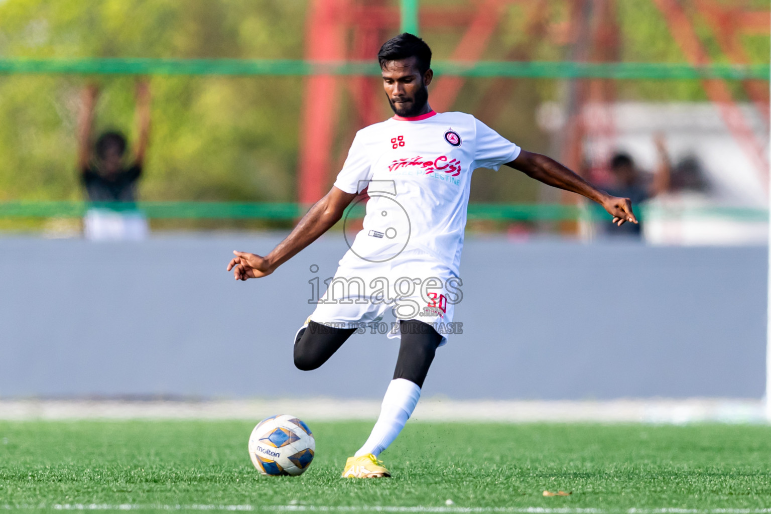 Furious FC vs JT Sports from Manadhoo Council Cup 2024 in N Manadhoo Maldives on Saturday, 24th February 2023. Photos: Nausham Waheed / images.mv