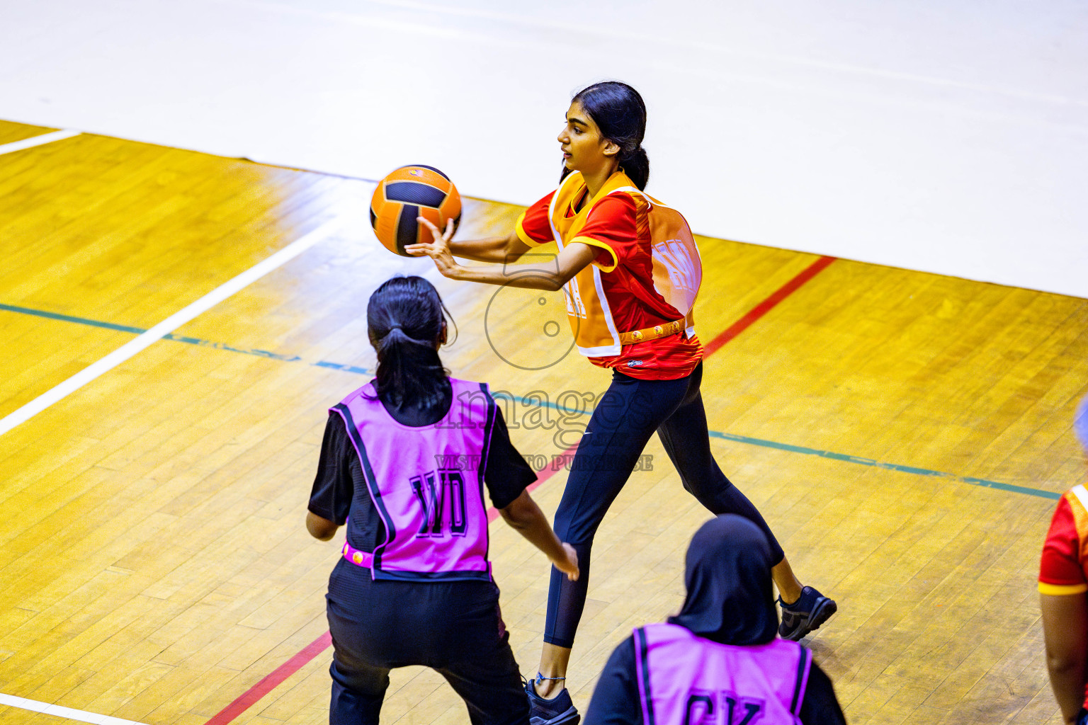 Day 2 of 21st National Netball Tournament was held in Social Canter at Male', Maldives on Thursday, 10th May 2024. Photos: Nausham Waheed / images.mv