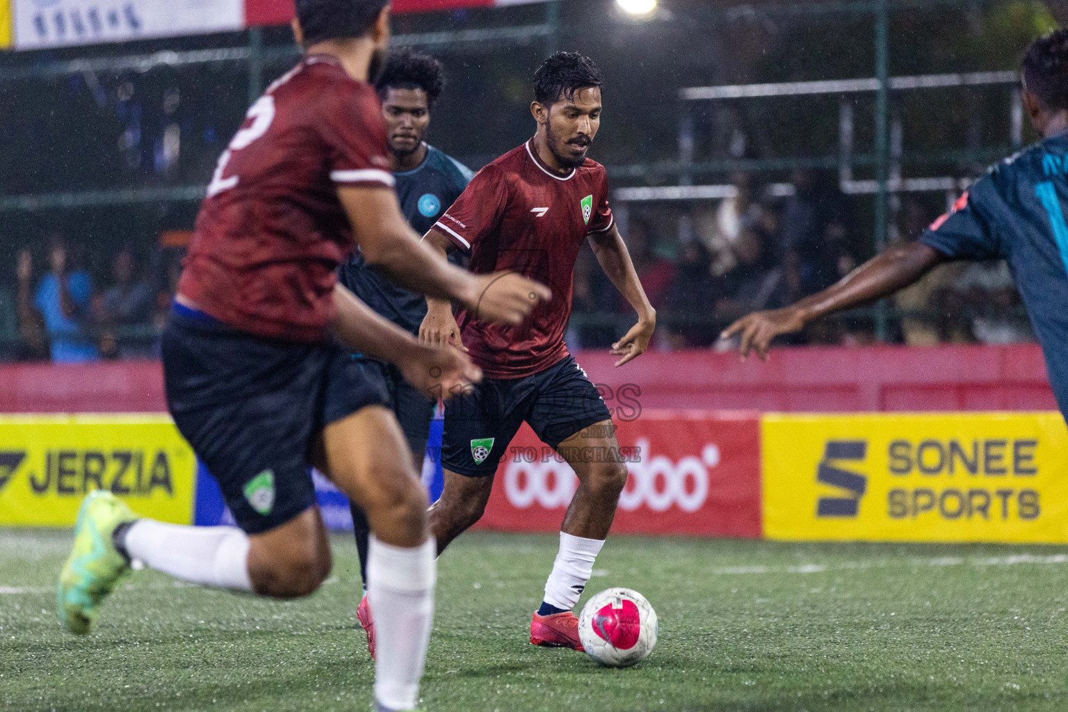 Sh Feydhoo vs Sh Foakaidhoo in Day 16 of Golden Futsal Challenge 2024 was held on Tuesday, 30th January 2024, in Hulhumale', Maldives Photos: Nausham Waheed / images.mv