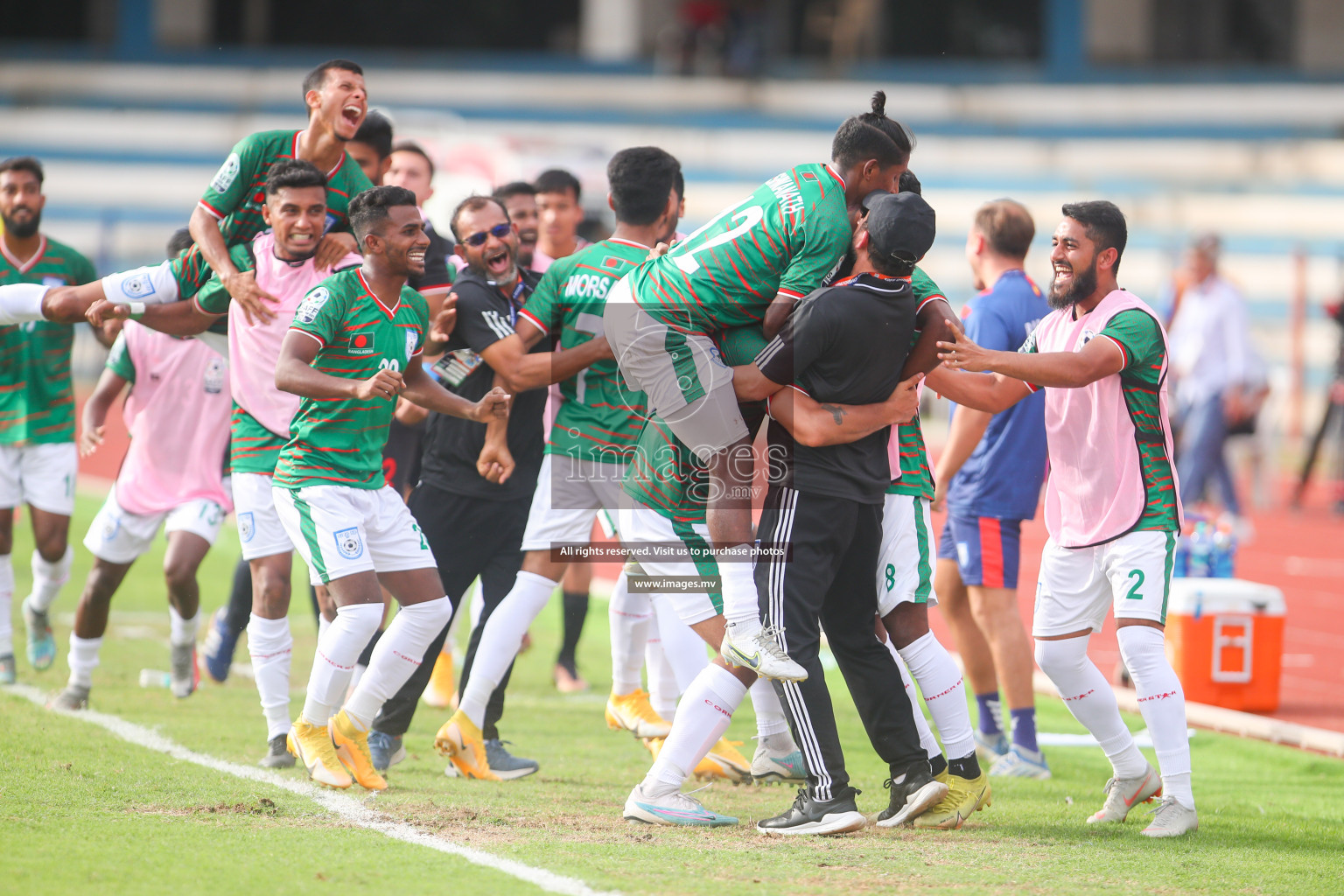 Bangladesh vs Maldives in SAFF Championship 2023 held in Sree Kanteerava Stadium, Bengaluru, India, on Saturday, 25th June 2023. Photos: Nausham Waheed, Hassan Simah / images.mv