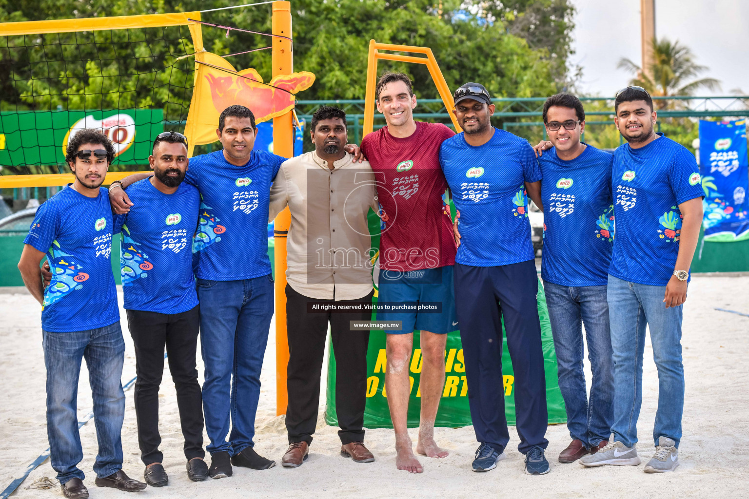 Vollyball players trainning session with Giba Photos by Nausham waheed