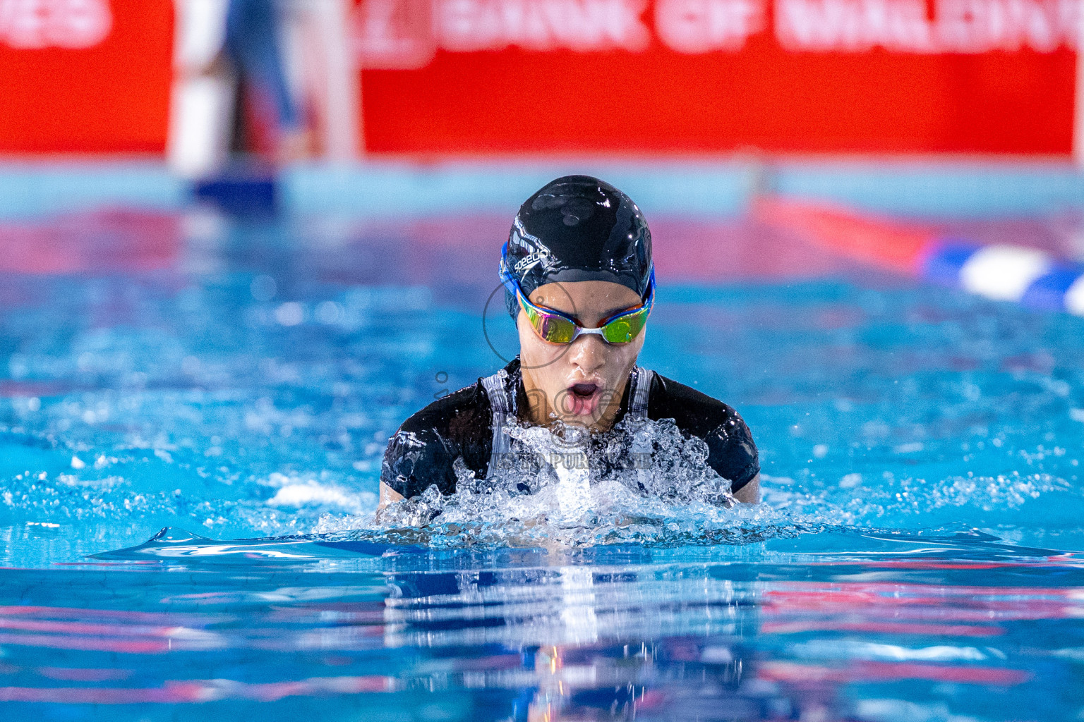 Day 4 of 20th Inter-school Swimming Competition 2024 held in Hulhumale', Maldives on Tuesday, 15th October 2024. Photos: Ismail Thoriq / images.mv