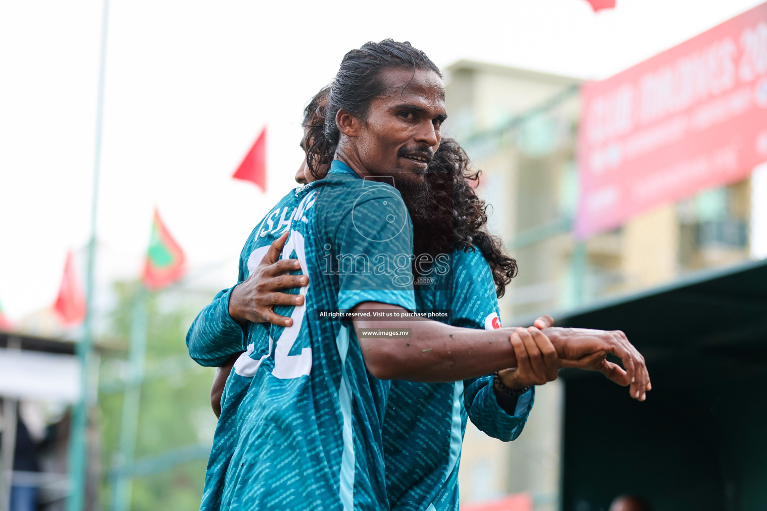 Club AVSEC vs Crossroads Maldives in Club Maldives Cup 2023 held in Hulhumale, Maldives, on Monday, 24th July 2023 Photos: Nausham Waheed/ images.mv