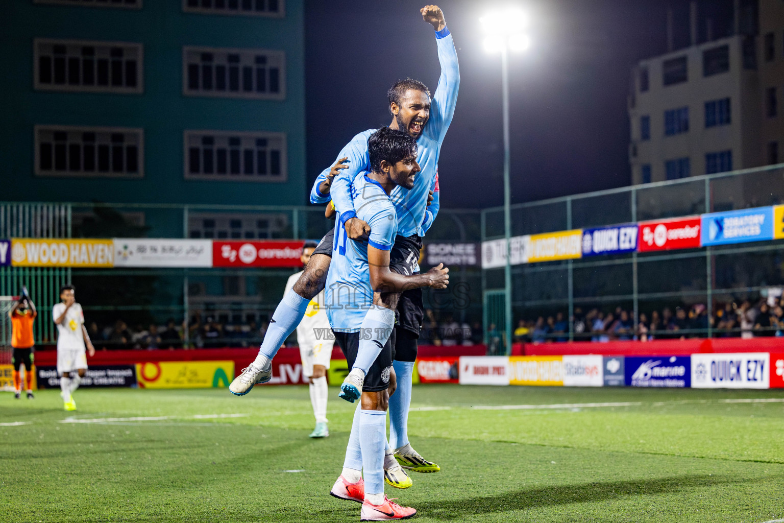 Hdh Neykurendhoo VS Hdh Finey in Day 9 of Golden Futsal Challenge 2025 was held on Monday, 13th January 2025, in Hulhumale', Maldives Photos: Nausham Waheed , Ismail Thoriq / images.mv