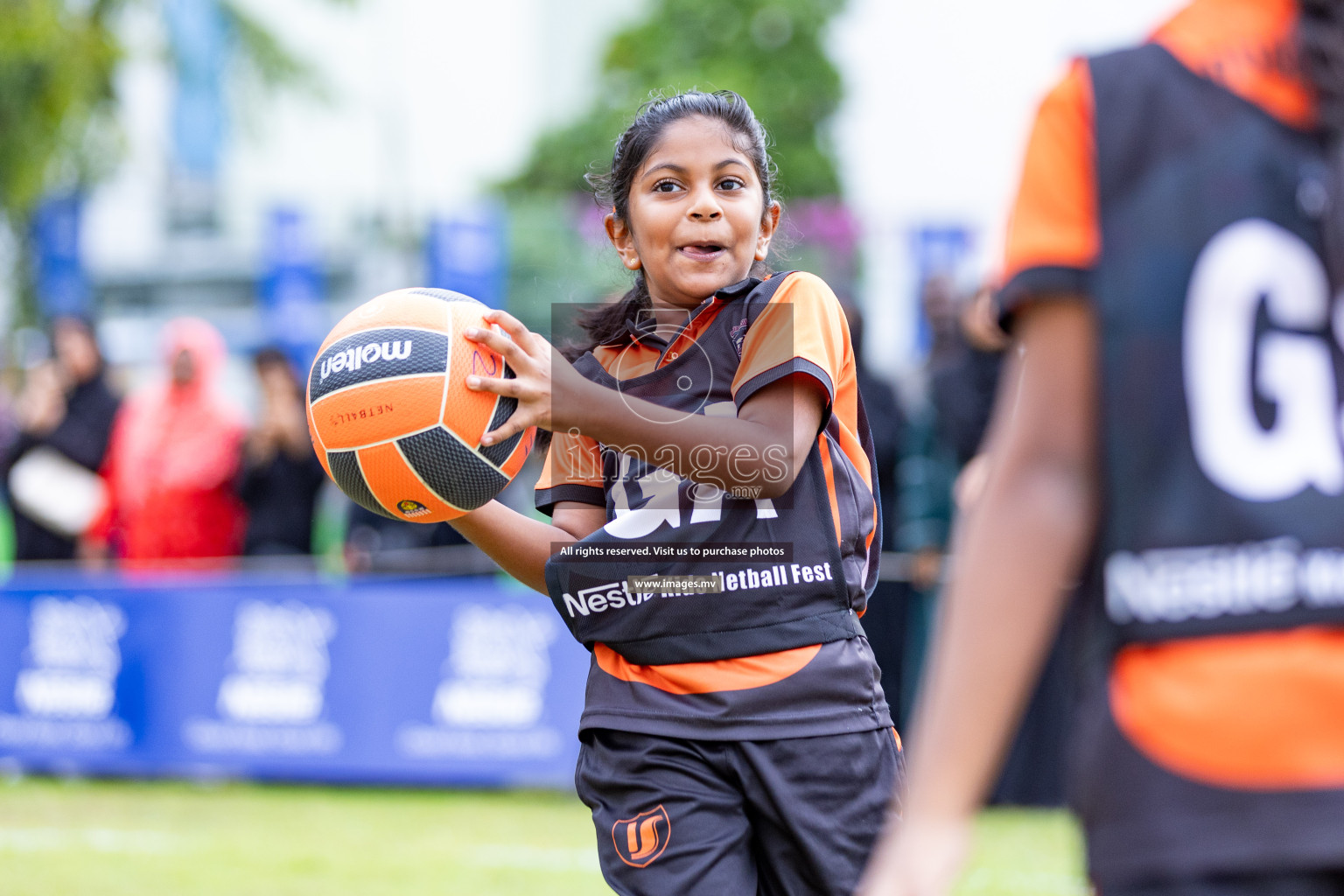 Day 1 of Nestle' Kids Netball Fiesta 2023 held in Henveyru Stadium, Male', Maldives on Thursday, 30th November 2023. Photos by Nausham Waheed / Images.mv