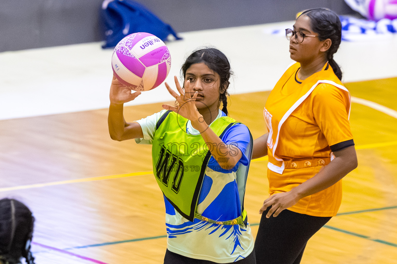 Day 8 of 24th Milo Netball Association Championship was held in Social Center at Male', Maldives on Monday, 8th September 2025. Photos: Mohamed Mahfooz Moosa / images.mv