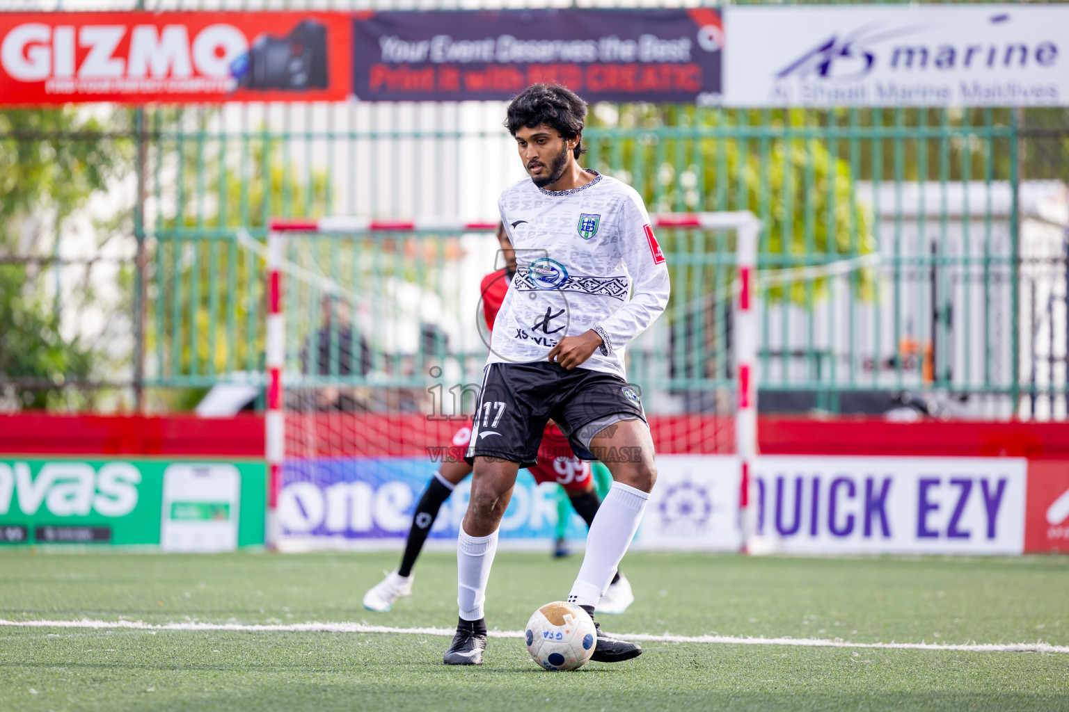 GDh Madaveli vs GDh Faresmaathodaa in Day 12 of Golden Futsal Challenge 2025 was held on Thursday, 16th January 2025, in Hulhumale', Maldives Photos: Nausham Waheed  / images.mv